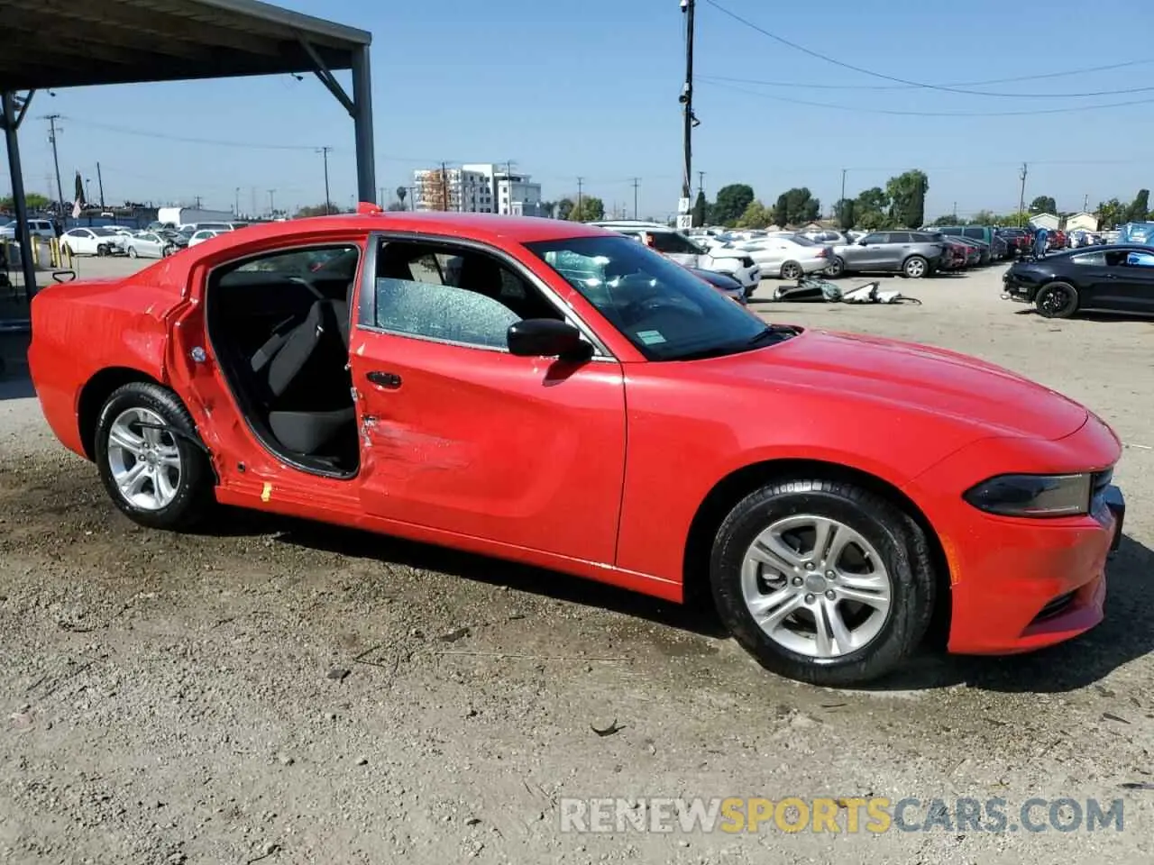 4 Фотография поврежденного автомобиля 2C3CDXBG4PH643059 DODGE CHARGER 2023
