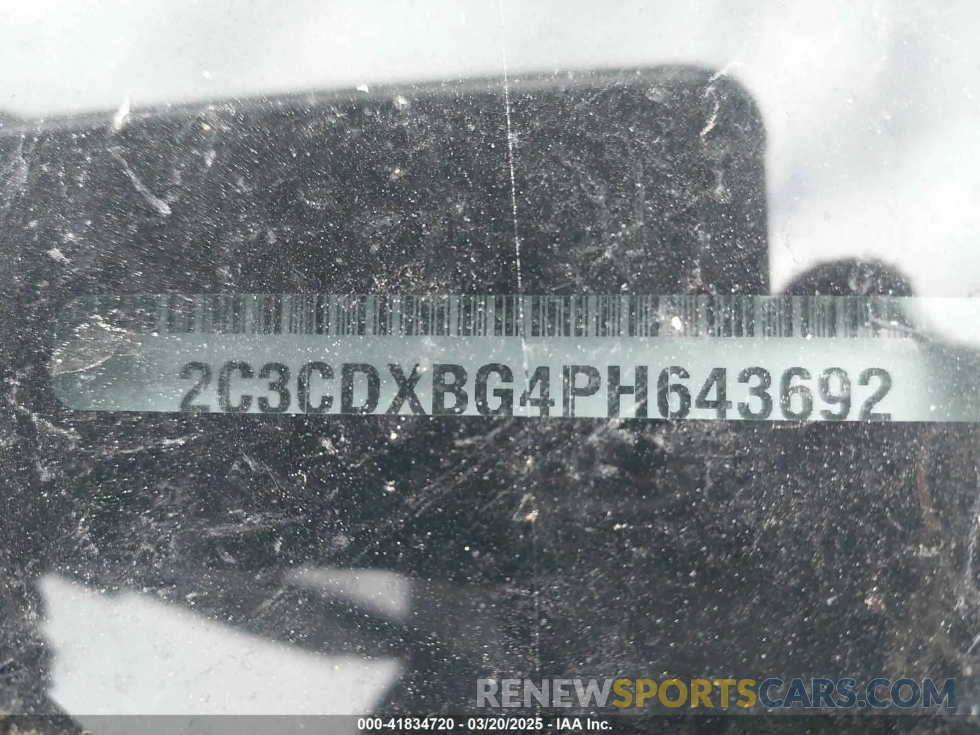 9 Photograph of a damaged car 2C3CDXBG4PH643692 DODGE CHARGER 2023