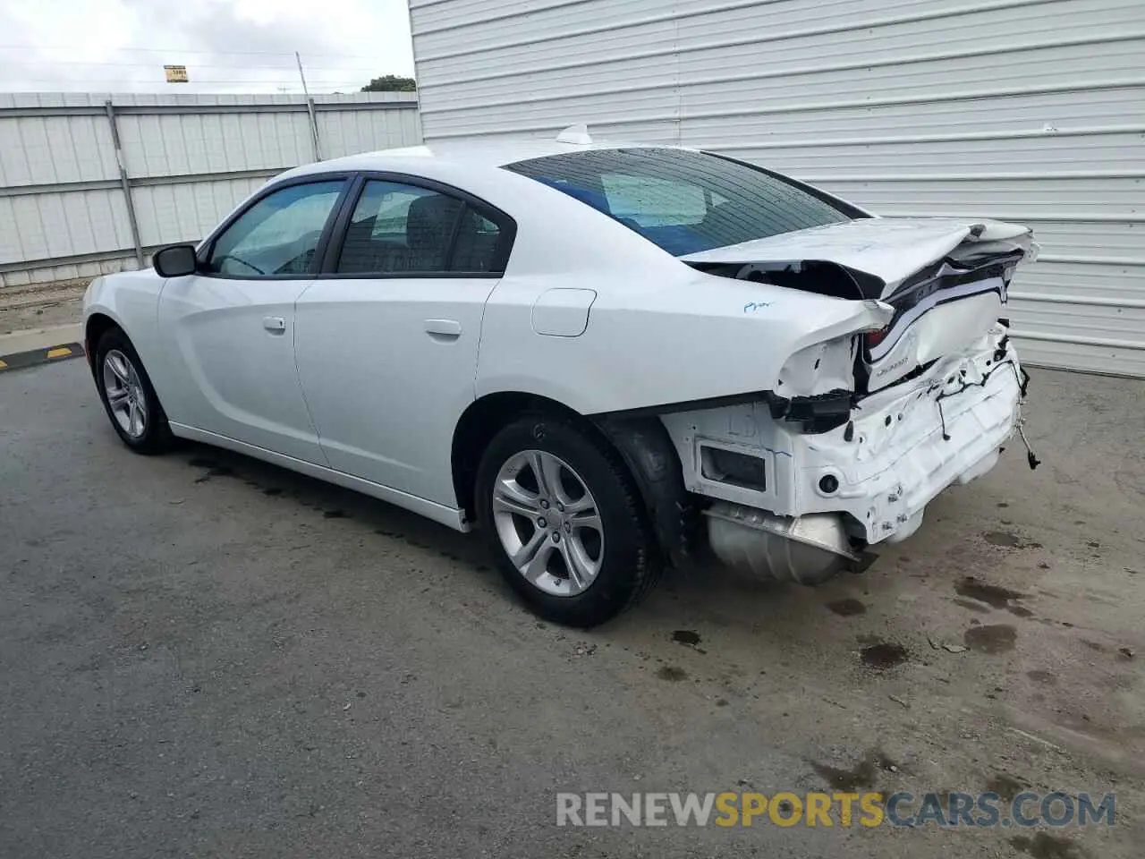 2 Фотография поврежденного автомобиля 2C3CDXBG4PH704202 DODGE CHARGER 2023