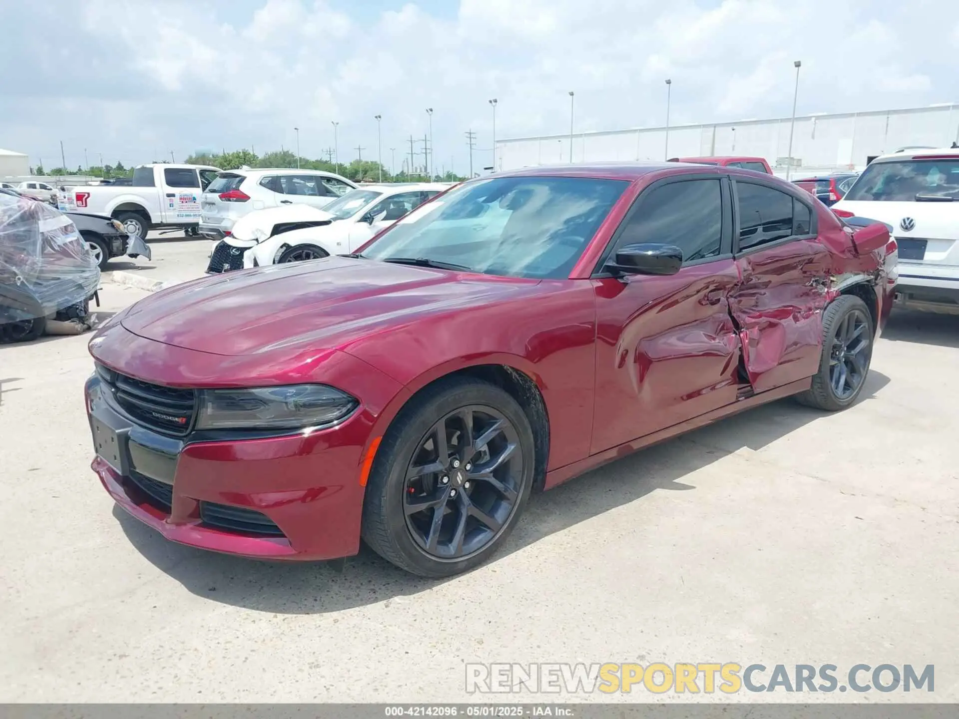 2 Photograph of a damaged car 2C3CDXBG5PH509371 DODGE CHARGER 2023