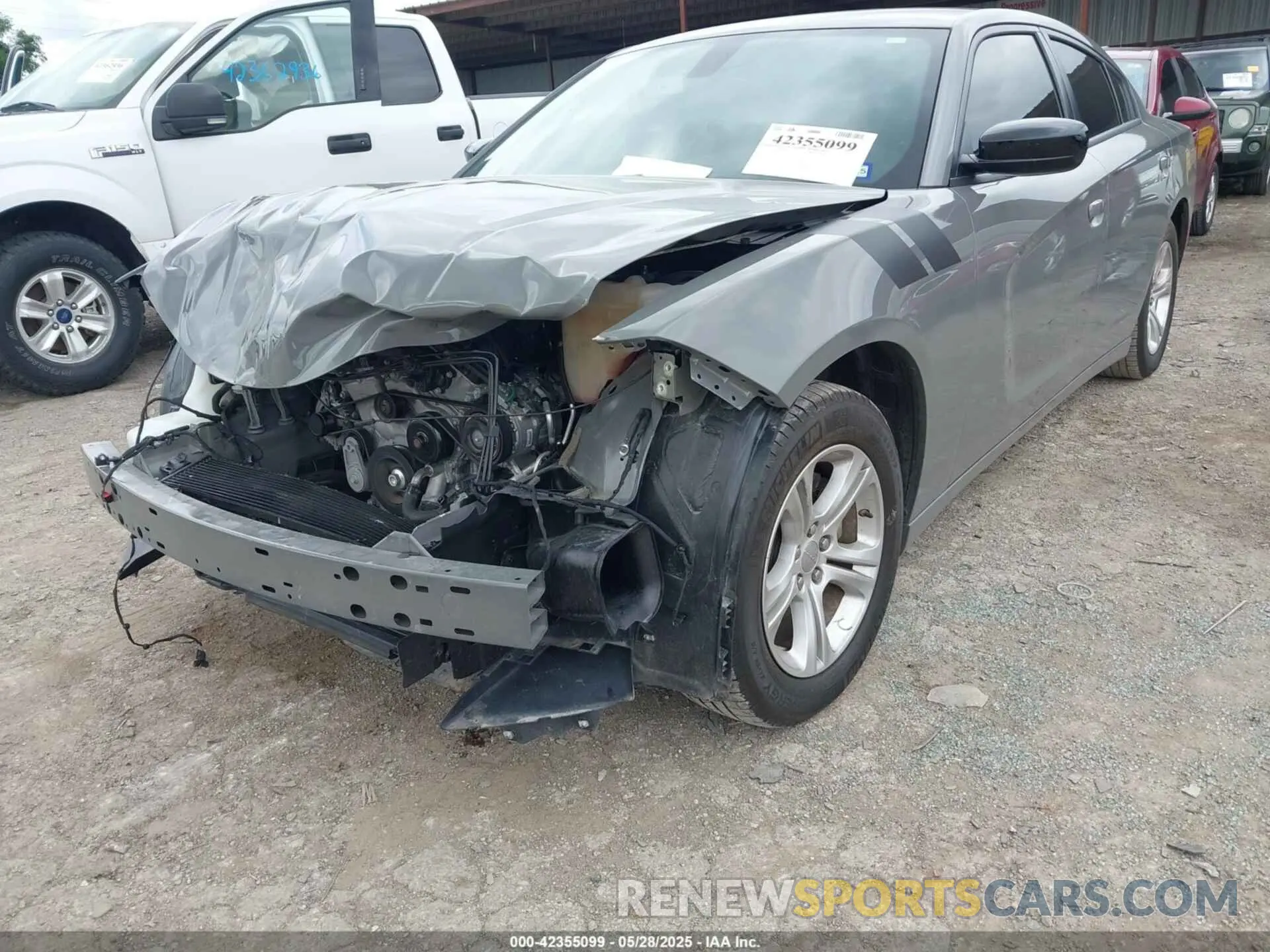 2 Фотография поврежденного автомобиля 2C3CDXBG5PH639893 DODGE CHARGER 2023