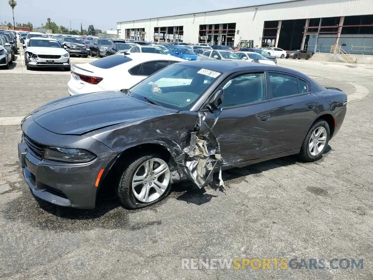 1 Photograph of a damaged car 2C3CDXBG5PH690956 DODGE CHARGER 2023