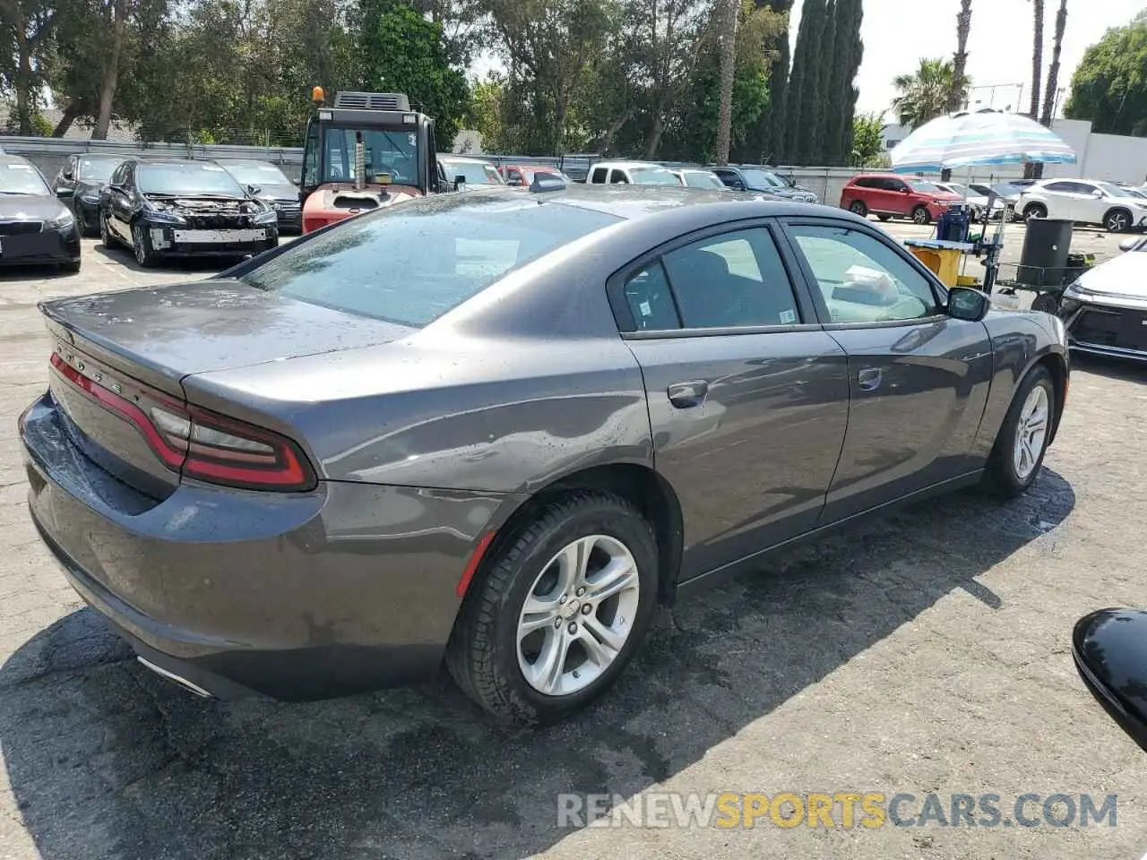 3 Photograph of a damaged car 2C3CDXBG5PH690956 DODGE CHARGER 2023