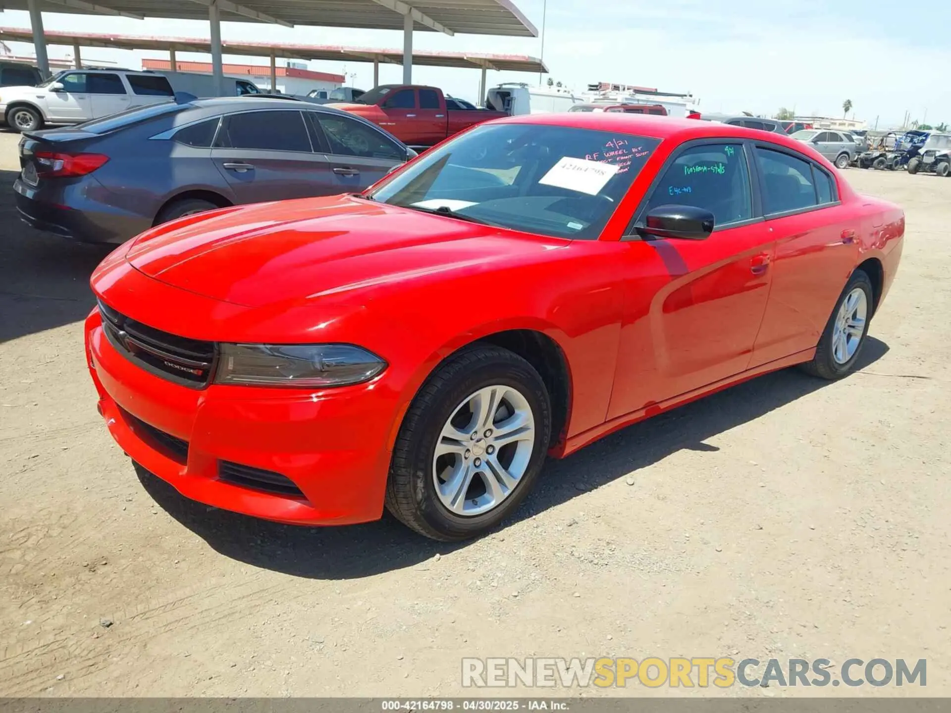 2 Photograph of a damaged car 2C3CDXBG6PH531430 DODGE CHARGER 2023