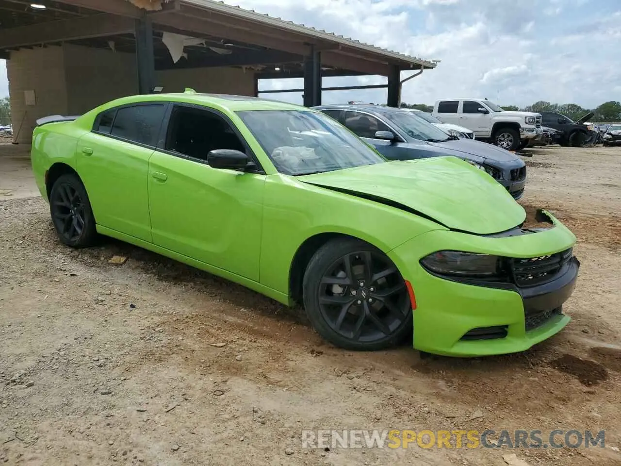 4 Photograph of a damaged car 2C3CDXBG6PH598268 DODGE CHARGER 2023