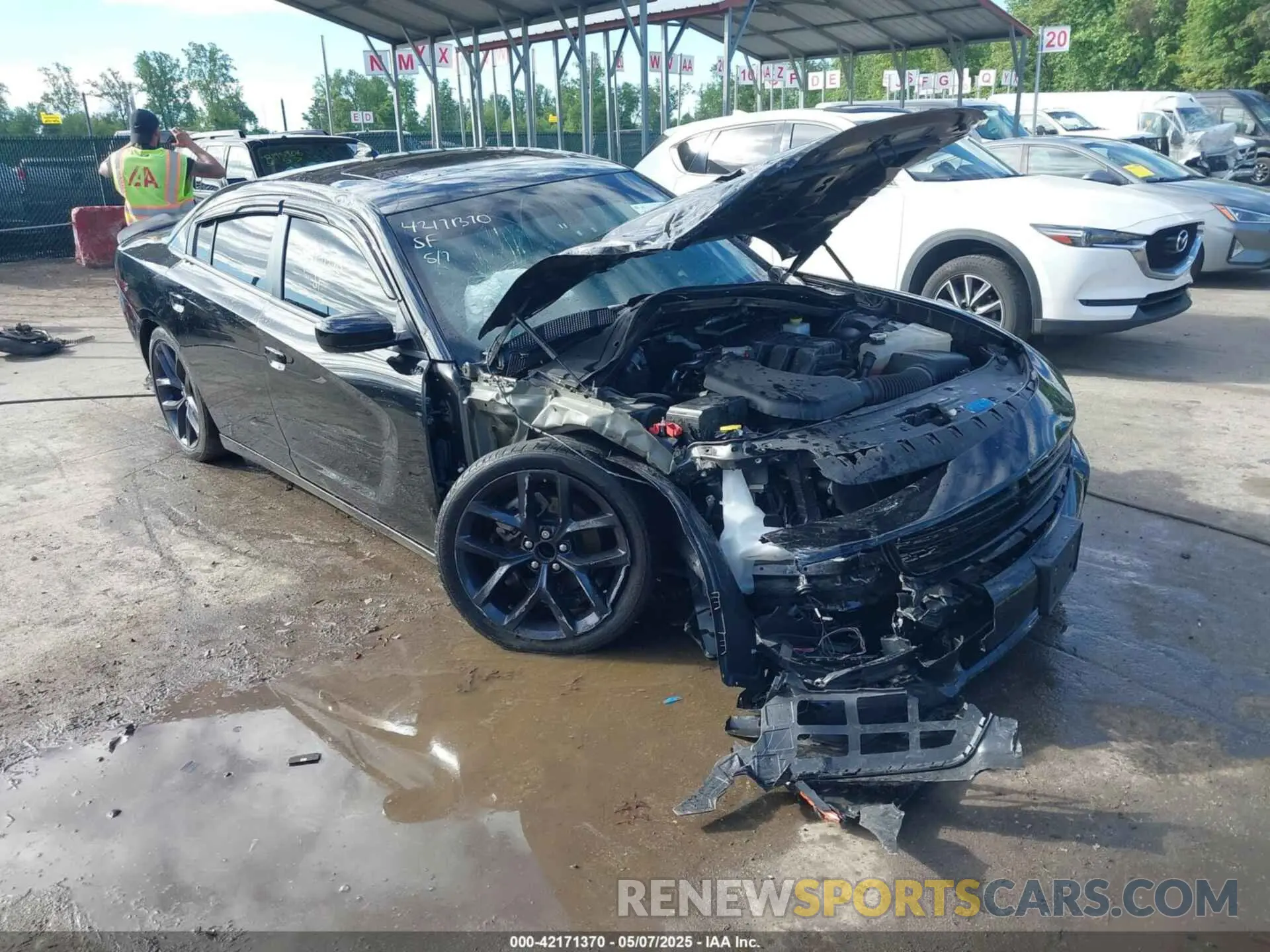 1 Photograph of a damaged car 2C3CDXBG6PH598948 DODGE CHARGER 2023