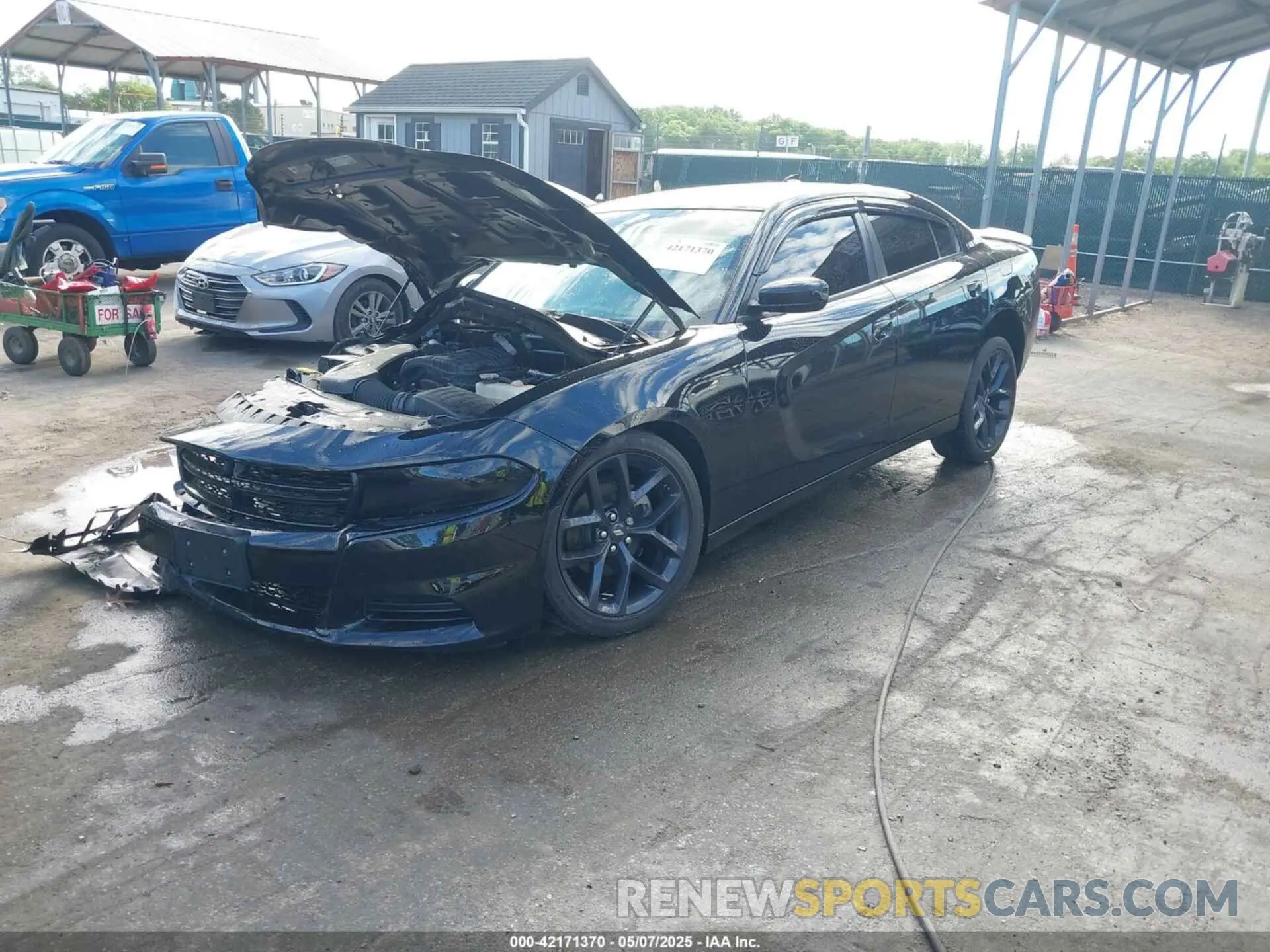2 Photograph of a damaged car 2C3CDXBG6PH598948 DODGE CHARGER 2023