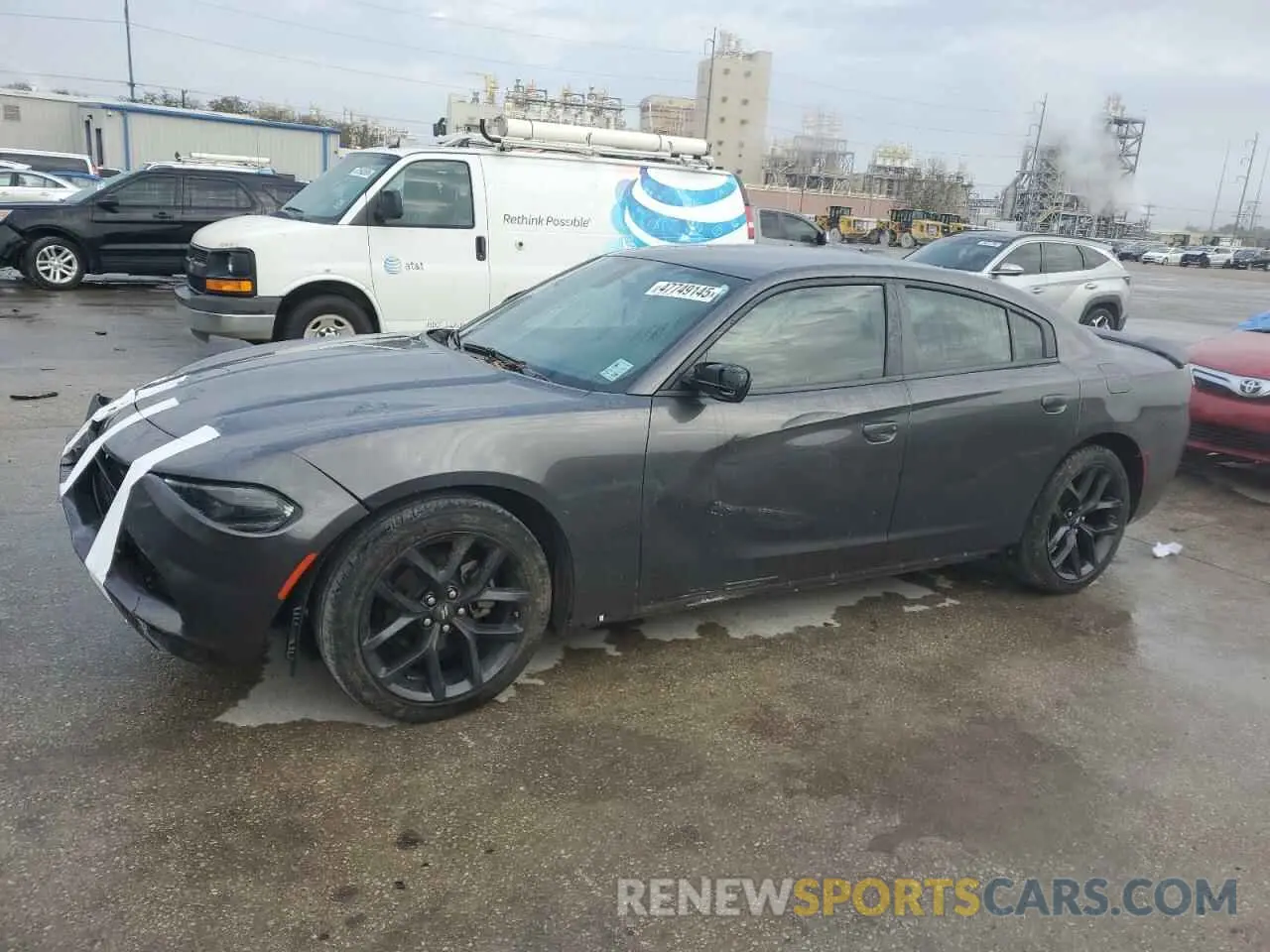 1 Photograph of a damaged car 2C3CDXBG6PH607566 DODGE CHARGER 2023