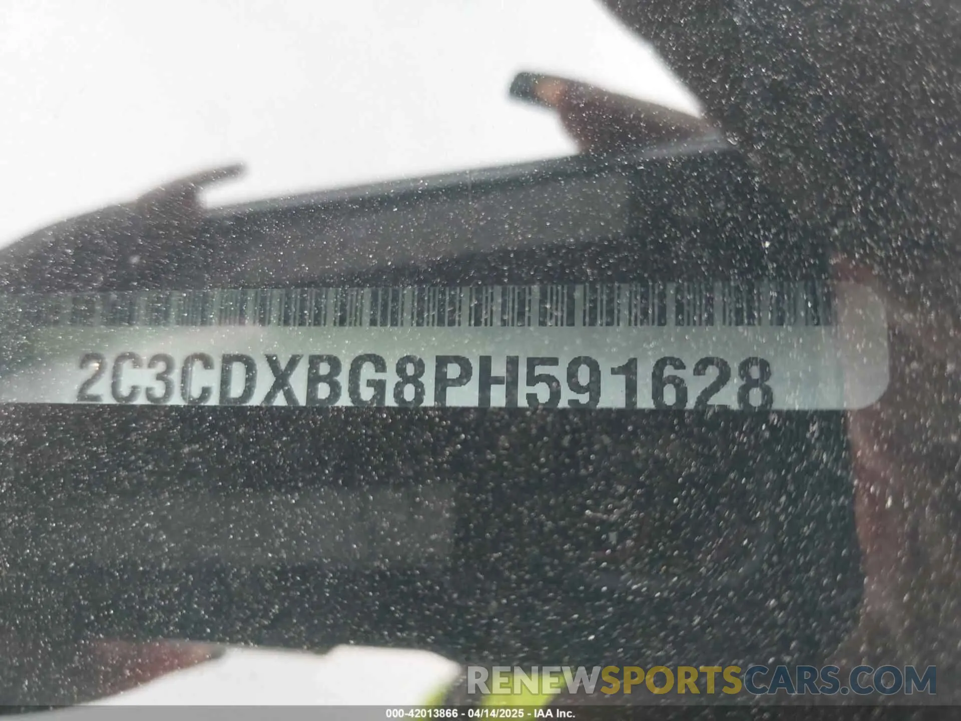 9 Фотография поврежденного автомобиля 2C3CDXBG8PH591628 DODGE CHARGER 2023