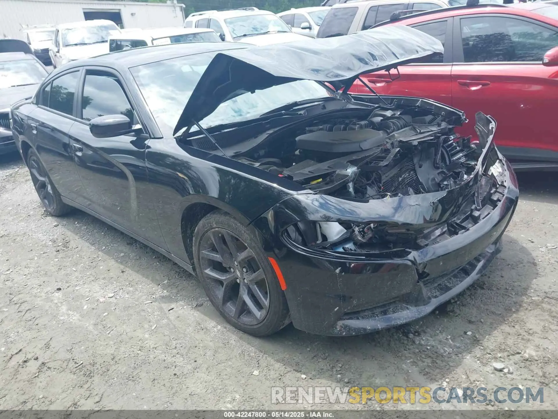 1 Photograph of a damaged car 2C3CDXBG8PH619668 DODGE CHARGER 2023