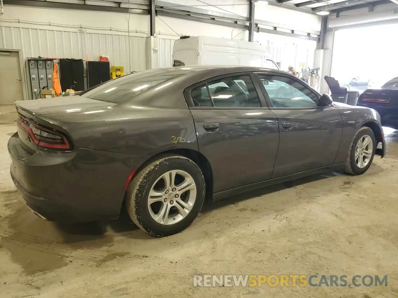 3 Photograph of a damaged car 2C3CDXBG9PH530627 DODGE CHARGER 2023