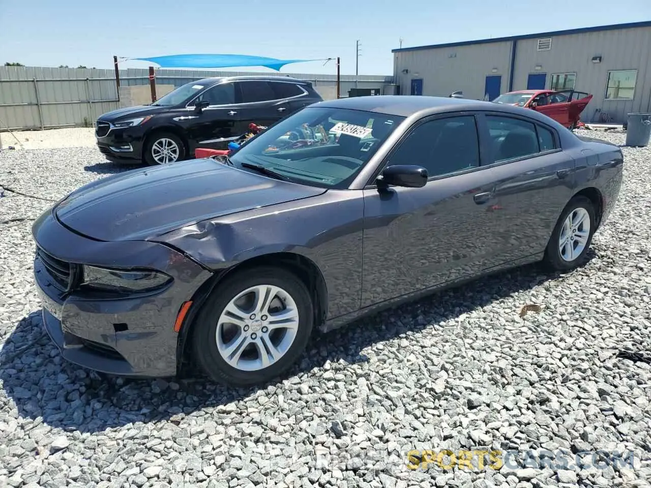 1 Photograph of a damaged car 2C3CDXBG9PH530868 DODGE CHARGER 2023