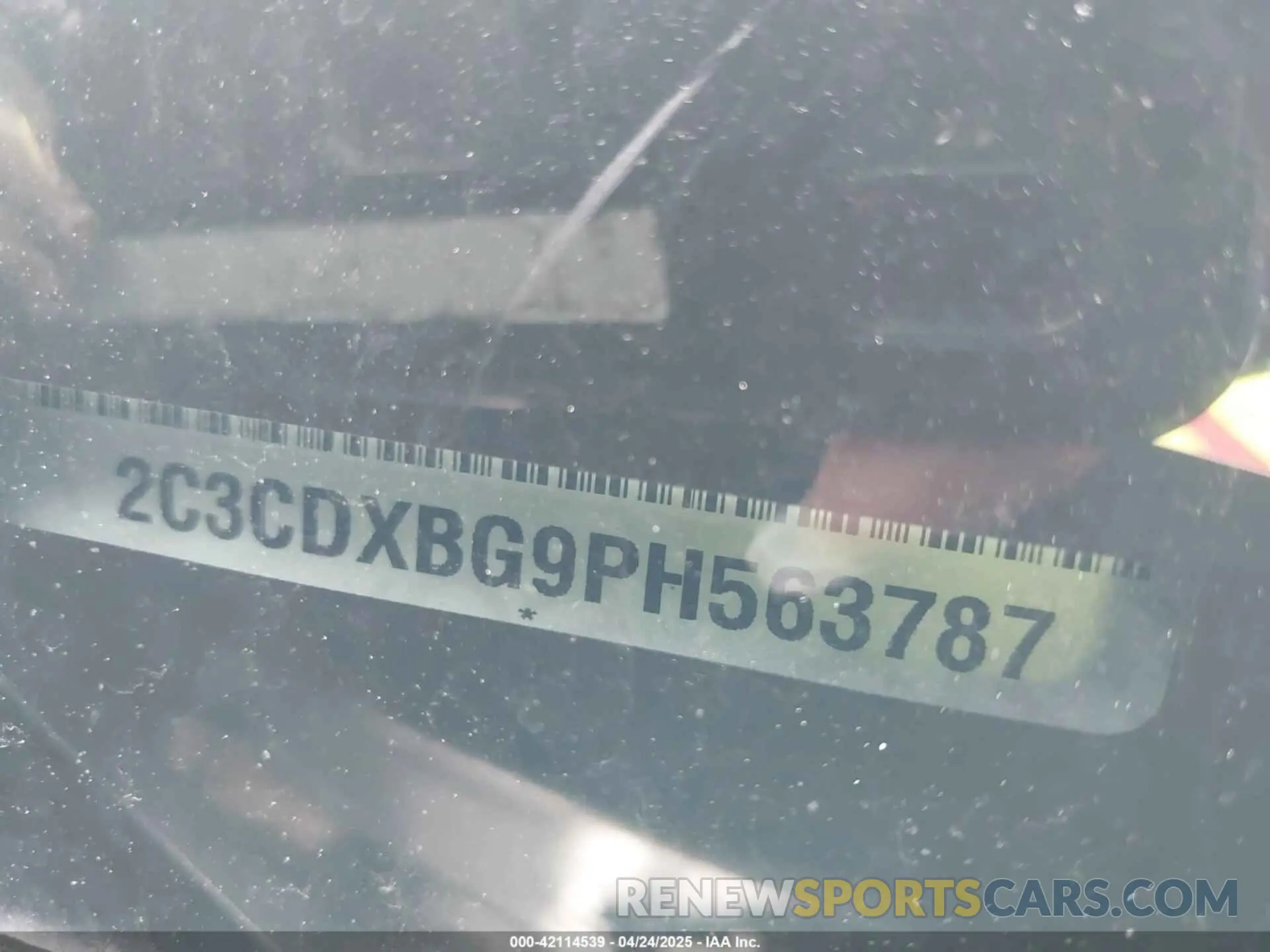 9 Фотография поврежденного автомобиля 2C3CDXBG9PH563787 DODGE CHARGER 2023
