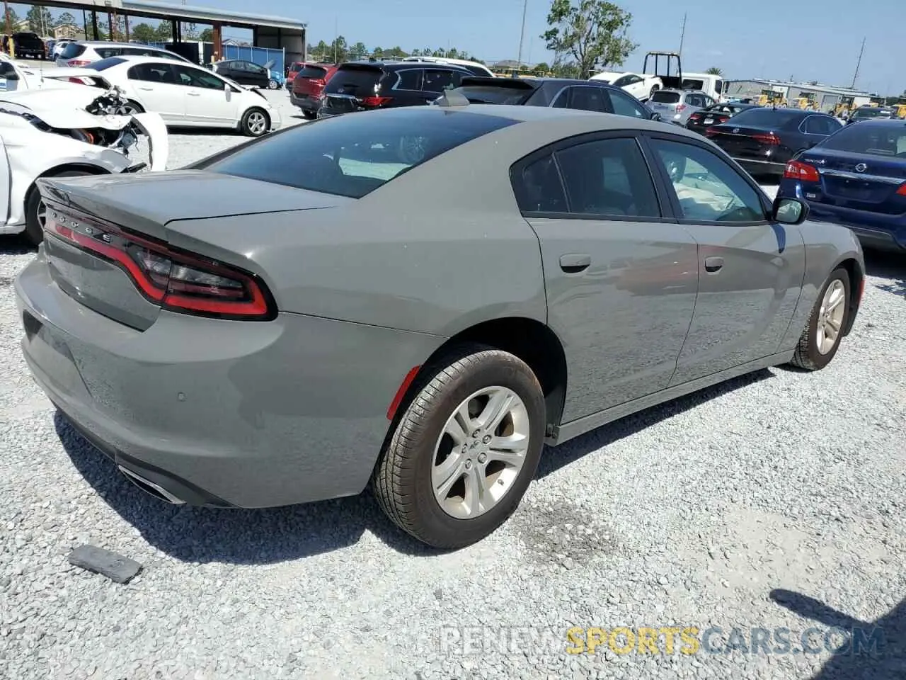 3 Фотография поврежденного автомобиля 2C3CDXBG9PH661122 DODGE CHARGER 2023