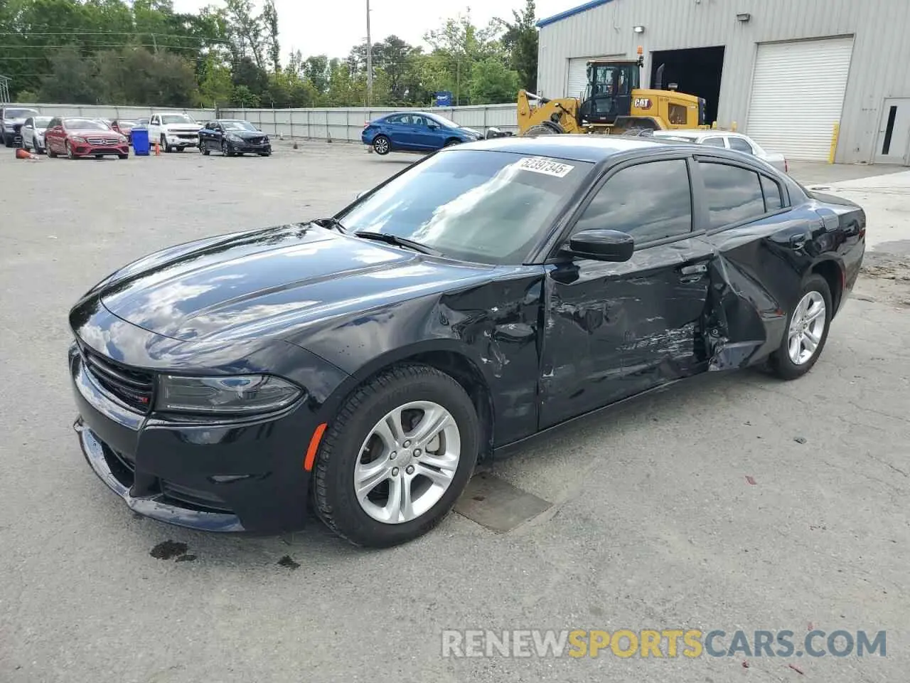 1 Photograph of a damaged car 2C3CDXBGXPH700185 DODGE CHARGER 2023