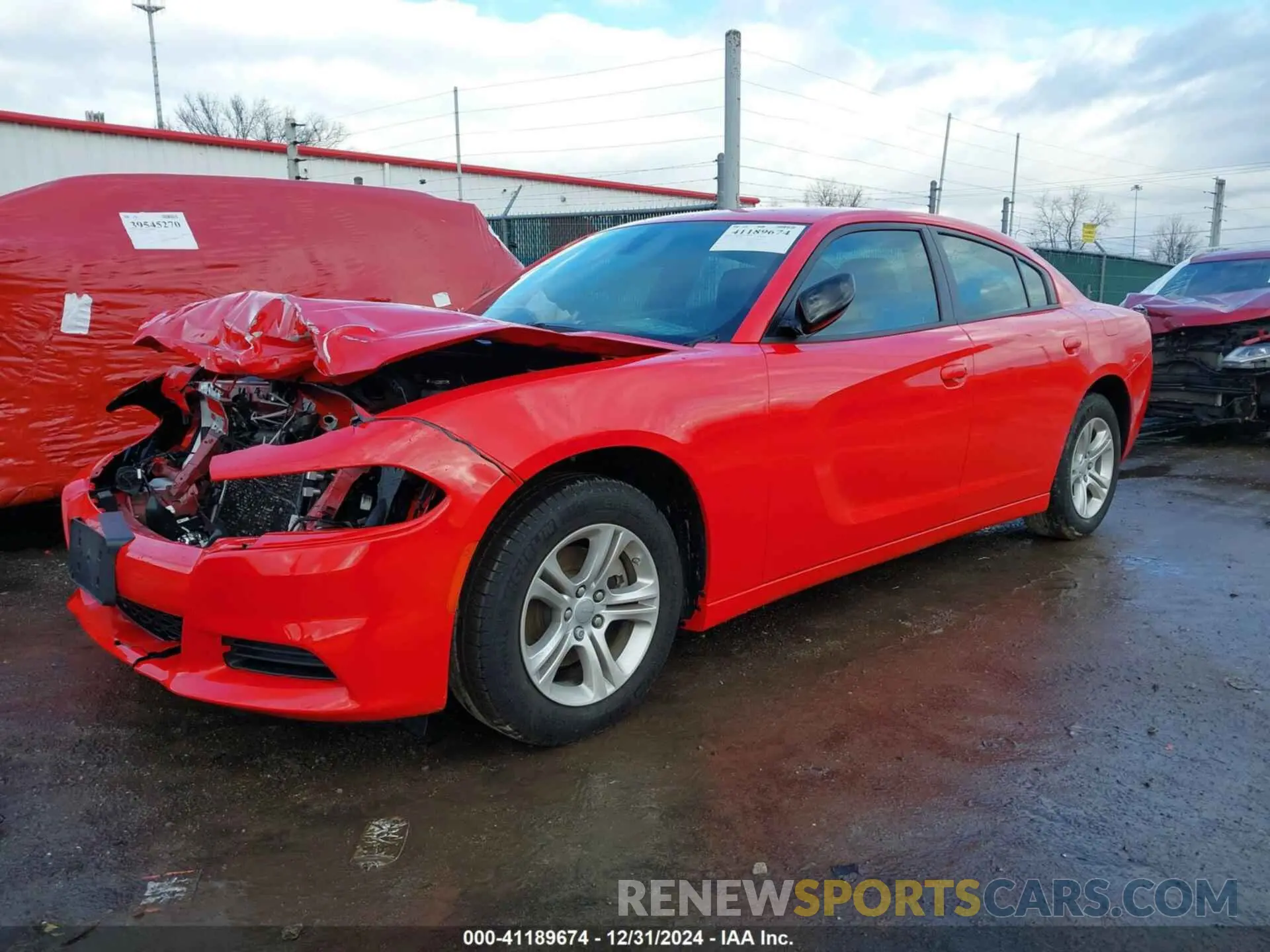 2 Photograph of a damaged car 2C3CDXBGXPH703894 DODGE CHARGER 2023