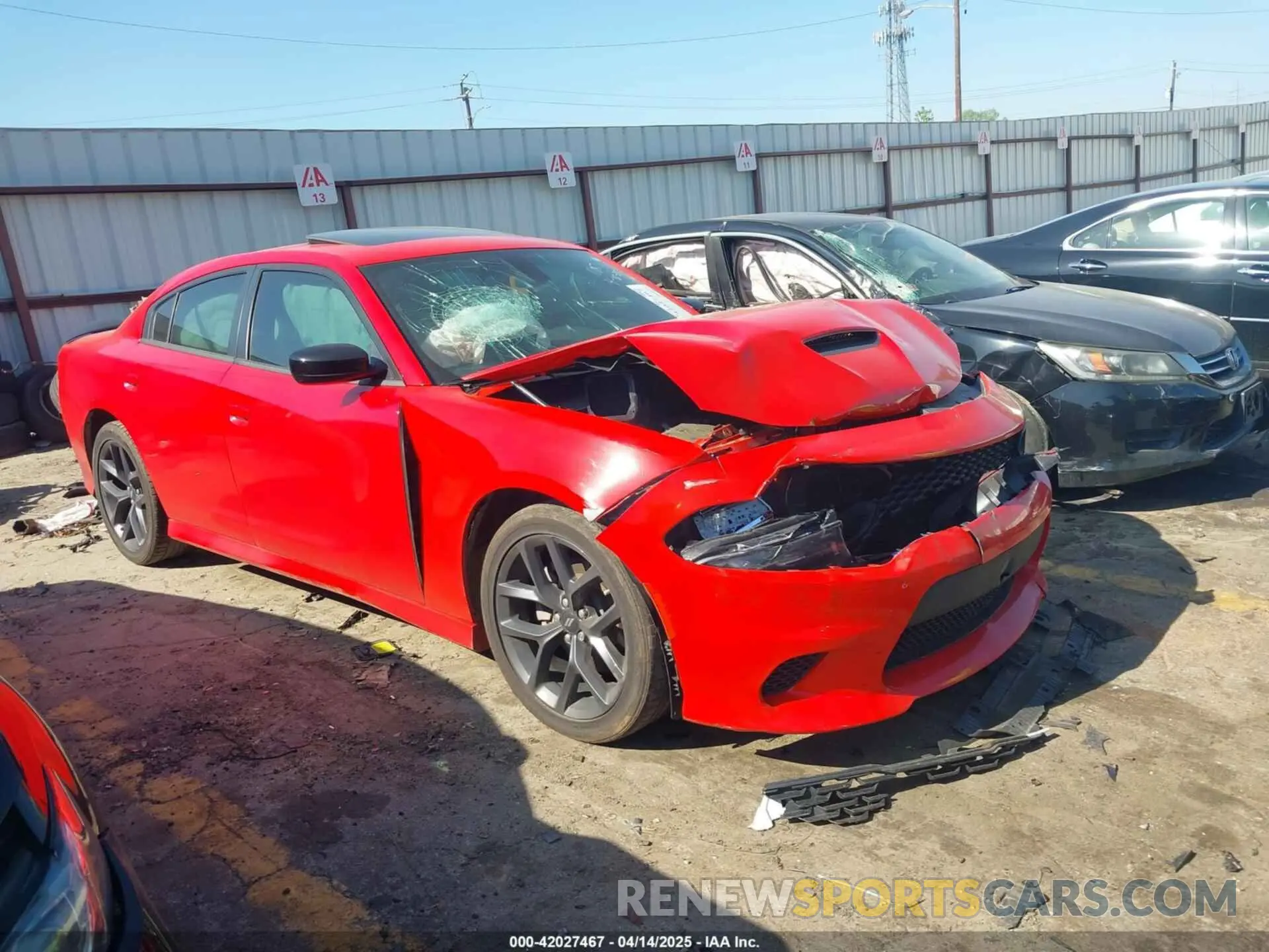 1 Фотография поврежденного автомобиля 2C3CDXCT0PH608515 DODGE CHARGER 2023