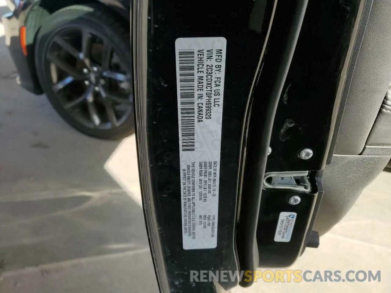 12 Фотография поврежденного автомобиля 2C3CDXCT0PH699320 DODGE CHARGER 2023