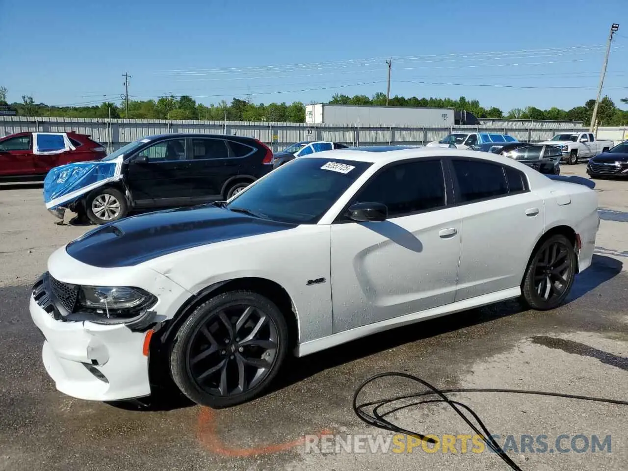1 Photograph of a damaged car 2C3CDXCT1PH524946 DODGE CHARGER 2023