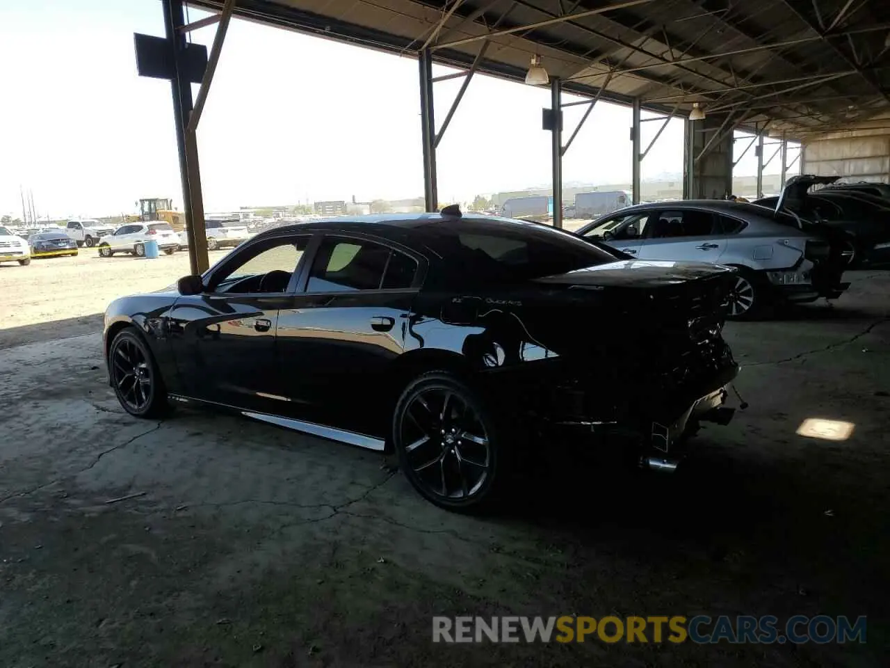 2 Фотография поврежденного автомобиля 2C3CDXCT2PH685242 DODGE CHARGER 2023