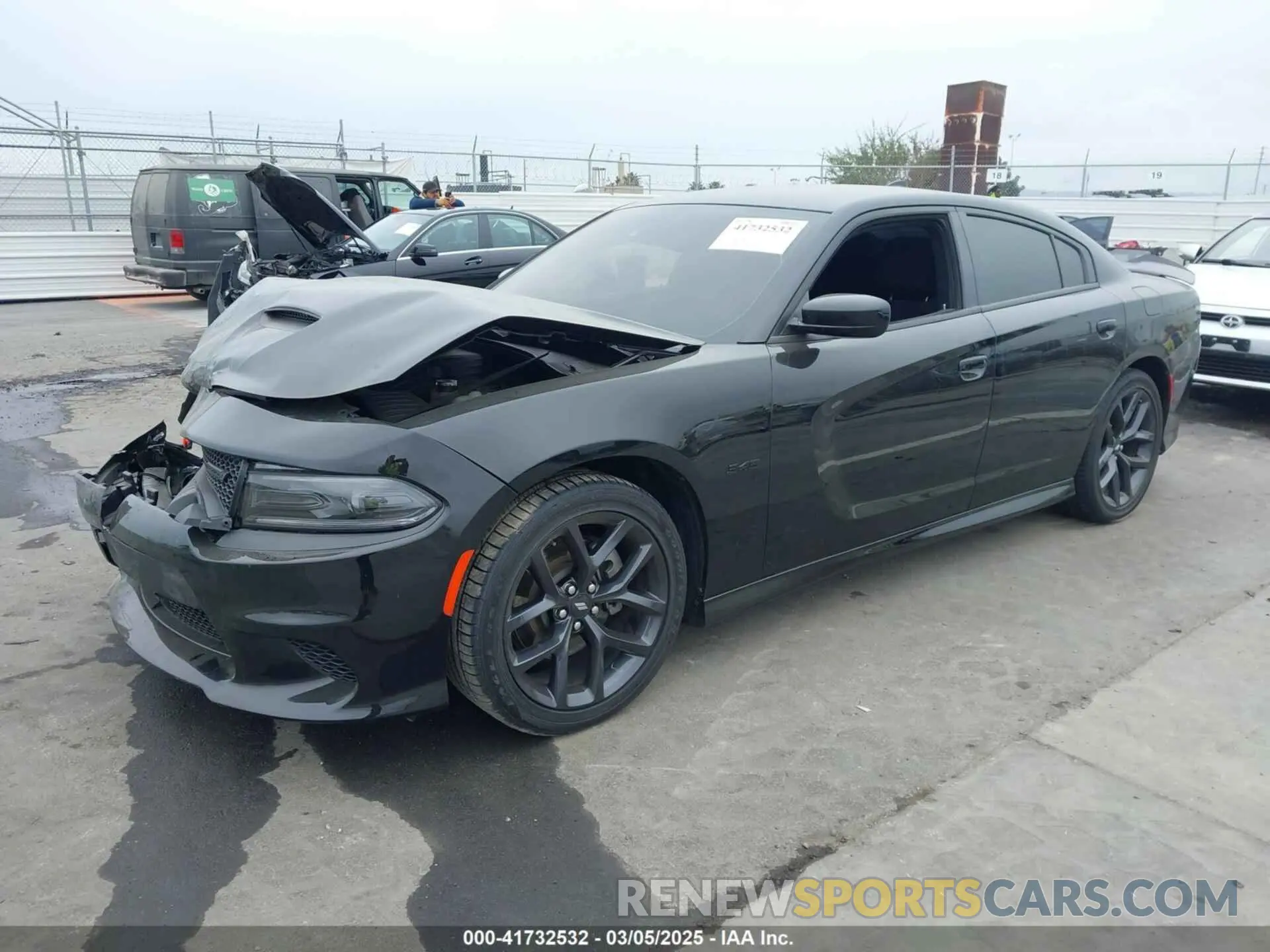 2 Фотография поврежденного автомобиля 2C3CDXCT3PH687565 DODGE CHARGER 2023