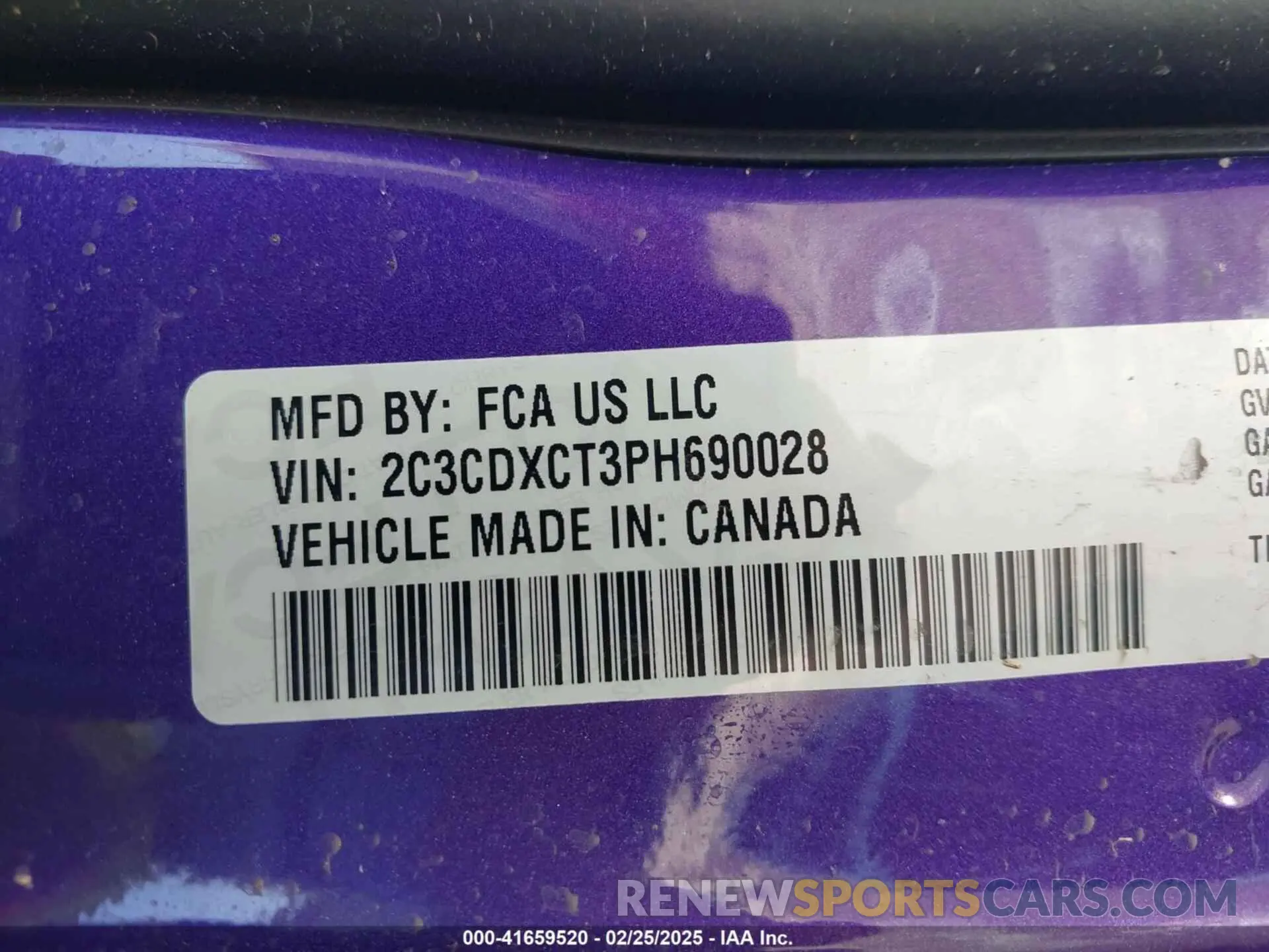 9 Photograph of a damaged car 2C3CDXCT3PH690028 DODGE CHARGER 2023