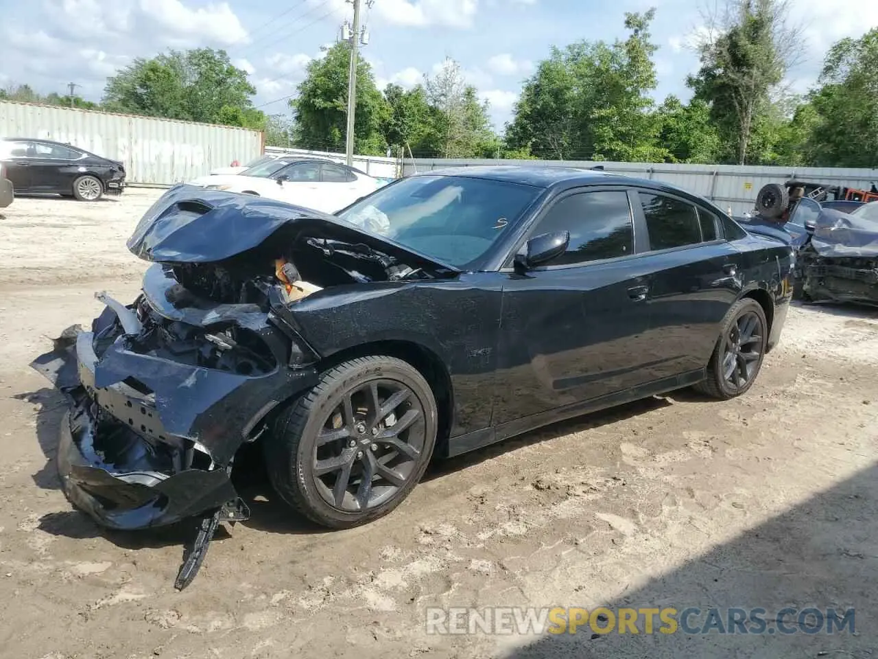 1 Photograph of a damaged car 2C3CDXCT4PH532037 DODGE CHARGER 2023