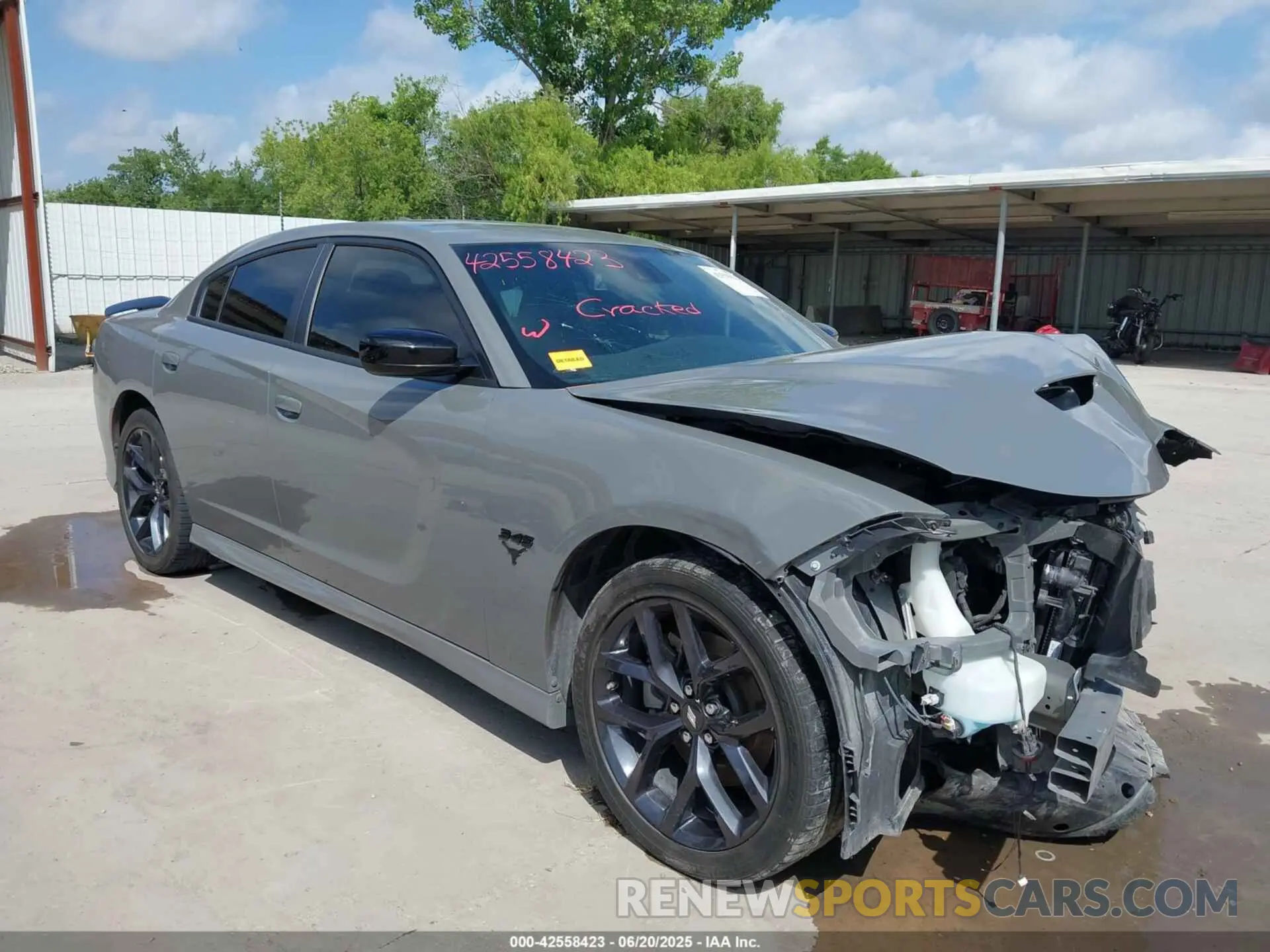 1 Photograph of a damaged car 2C3CDXCT5PH572045 DODGE CHARGER 2023
