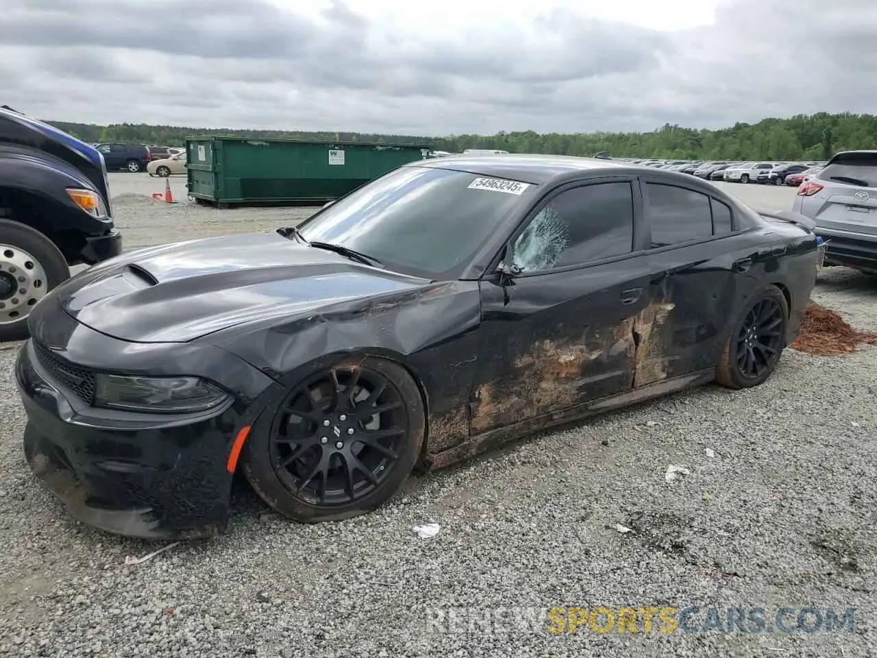 1 Фотография поврежденного автомобиля 2C3CDXCT5PH687521 DODGE CHARGER 2023