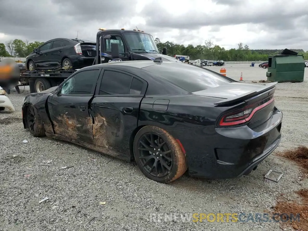 2 Фотография поврежденного автомобиля 2C3CDXCT5PH687521 DODGE CHARGER 2023