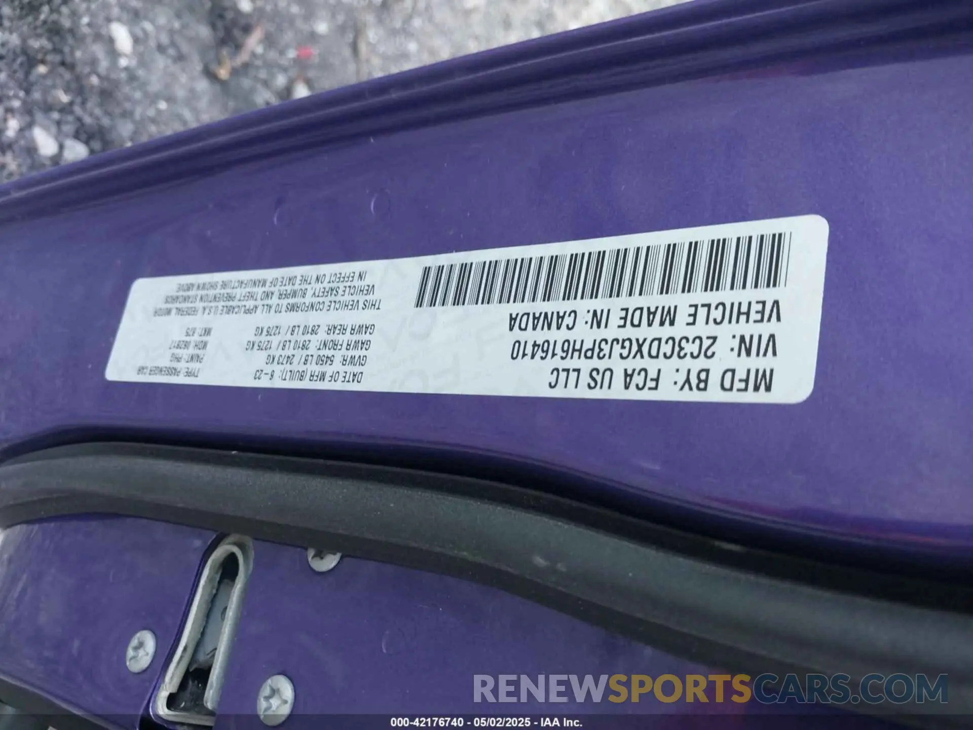 9 Photograph of a damaged car 2C3CDXGJ3PH616410 DODGE CHARGER 2023