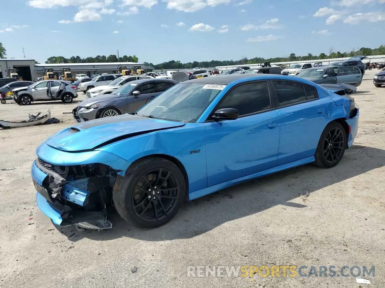 1 Photograph of a damaged car 2C3CDXGJ3PH700582 DODGE CHARGER 2023