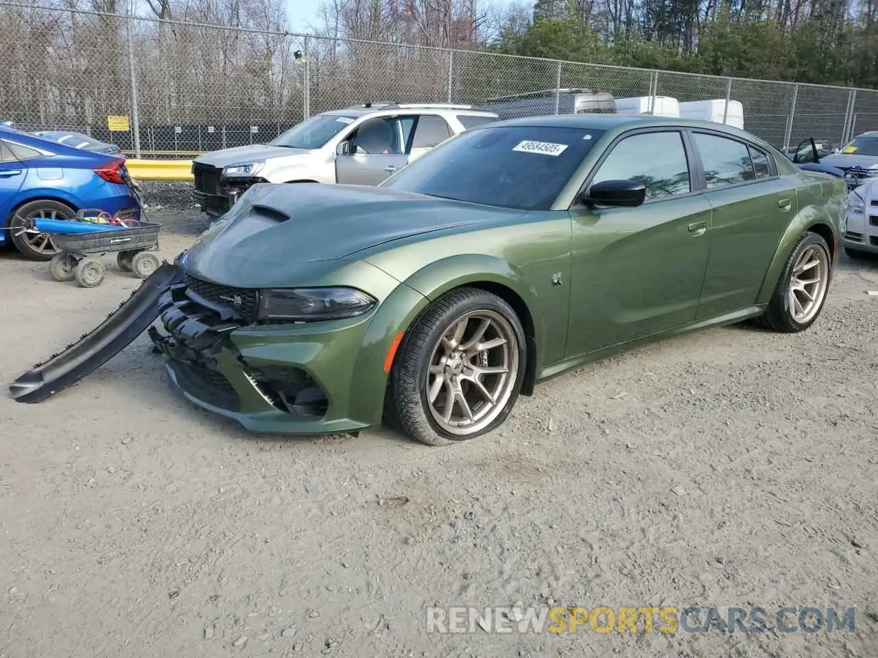 1 Photograph of a damaged car 2C3CDXGJ5PH594586 DODGE CHARGER 2023