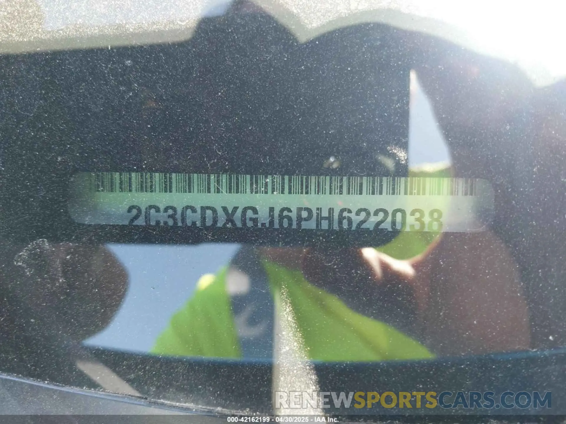 9 Фотография поврежденного автомобиля 2C3CDXGJ6PH622038 DODGE CHARGER 2023