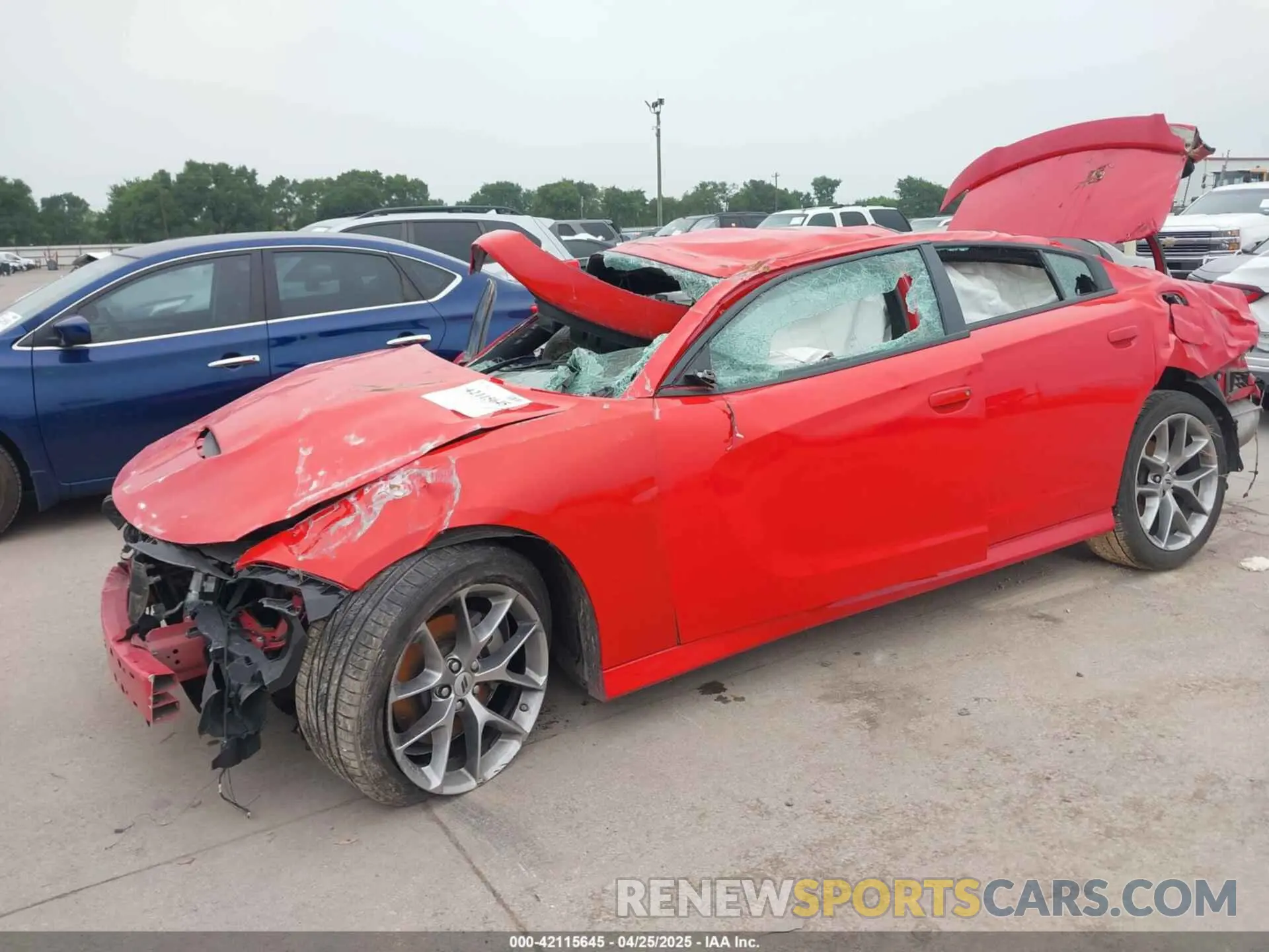 2 Photograph of a damaged car 2C3CDXHG1PH539040 DODGE CHARGER 2023
