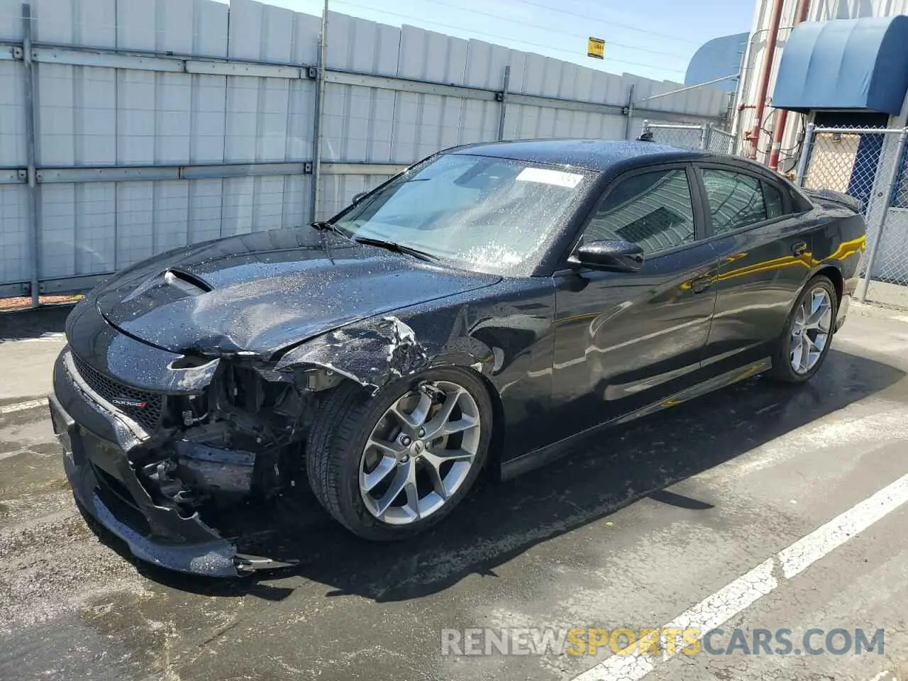 1 Photograph of a damaged car 2C3CDXHG1PH566299 DODGE CHARGER 2023