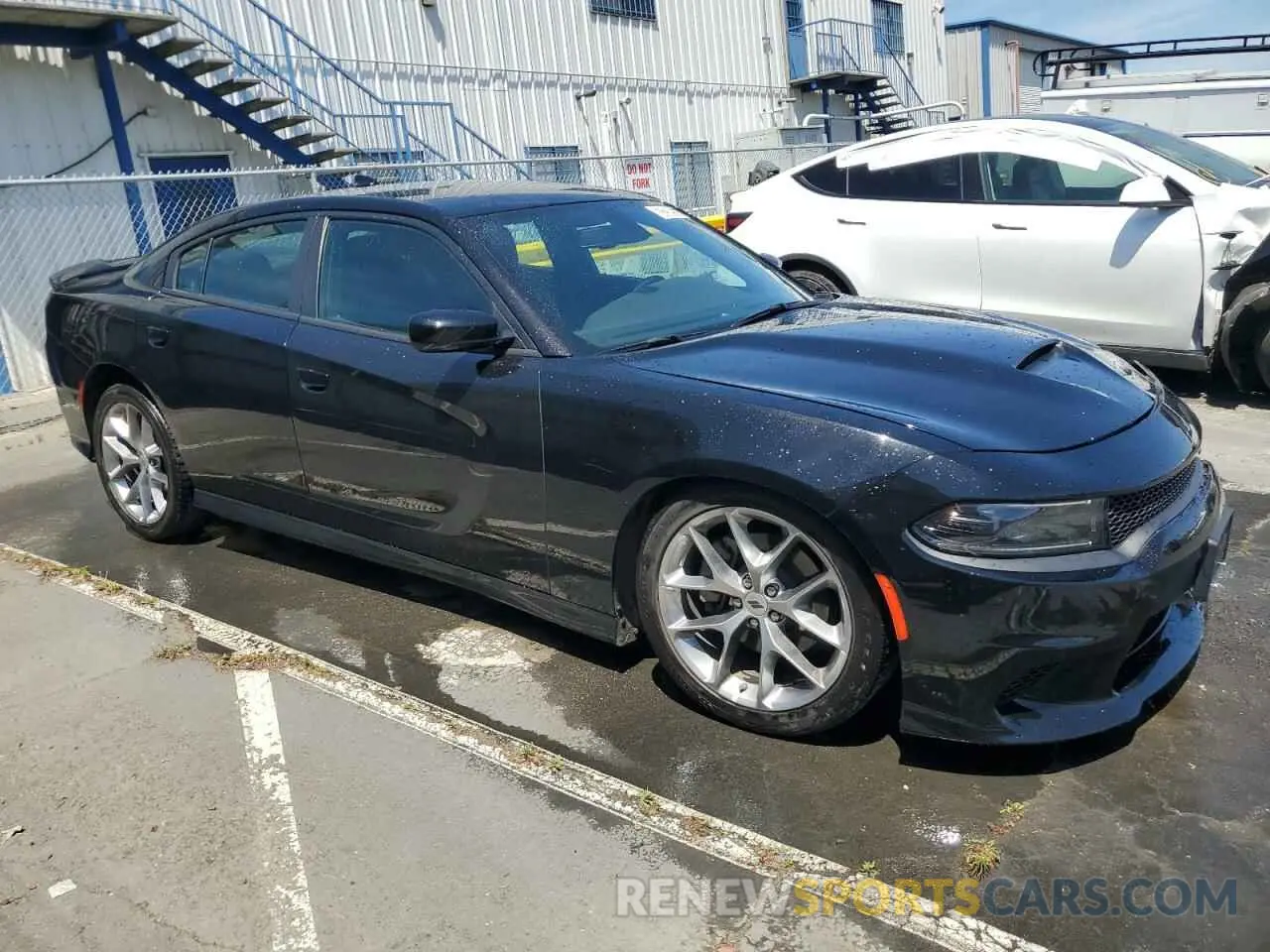 4 Photograph of a damaged car 2C3CDXHG1PH566299 DODGE CHARGER 2023