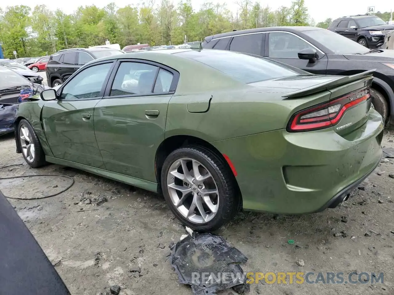 2 Photograph of a damaged car 2C3CDXHG1PH588092 DODGE CHARGER 2023