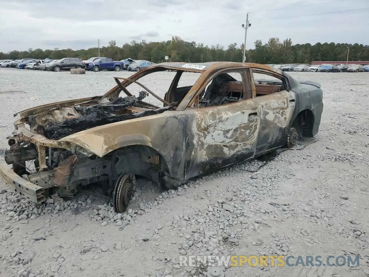 1 Photograph of a damaged car 2C3CDXHG2PH551763 DODGE CHARGER 2023