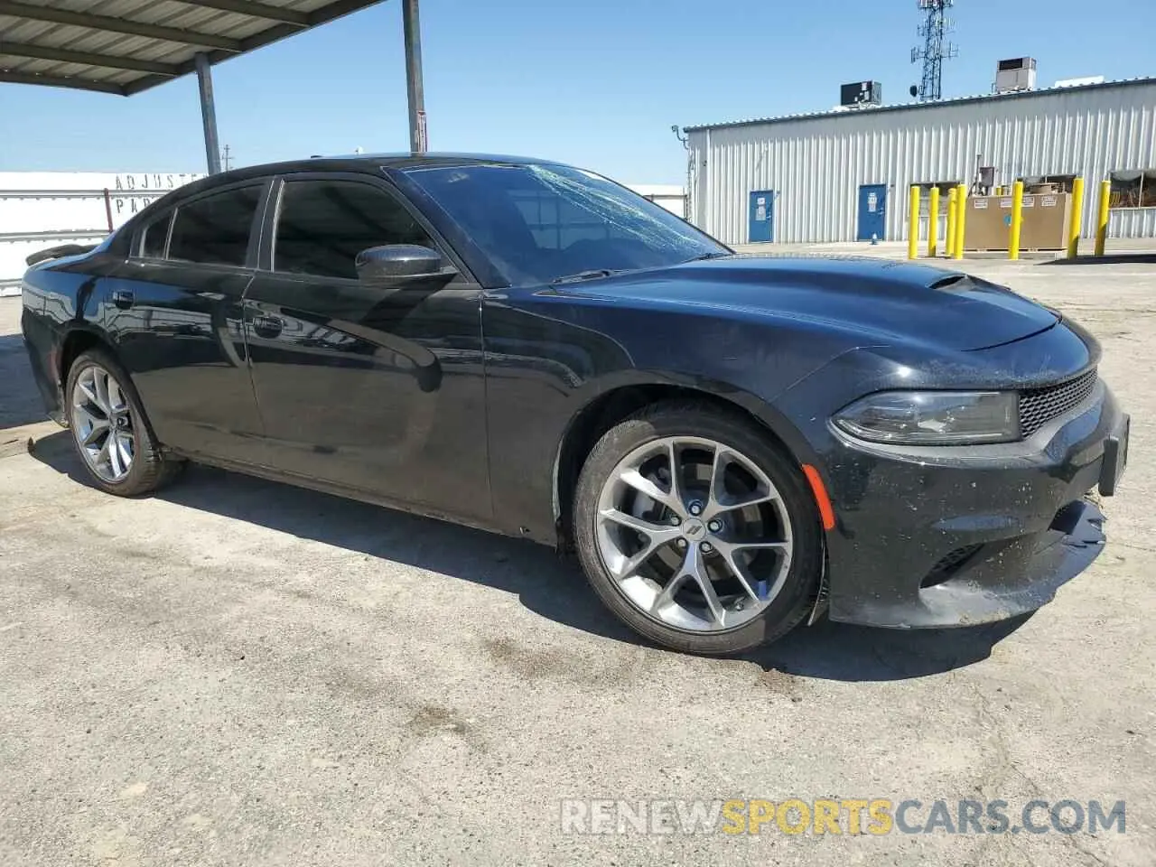 4 Photograph of a damaged car 2C3CDXHG4PH592539 DODGE CHARGER 2023