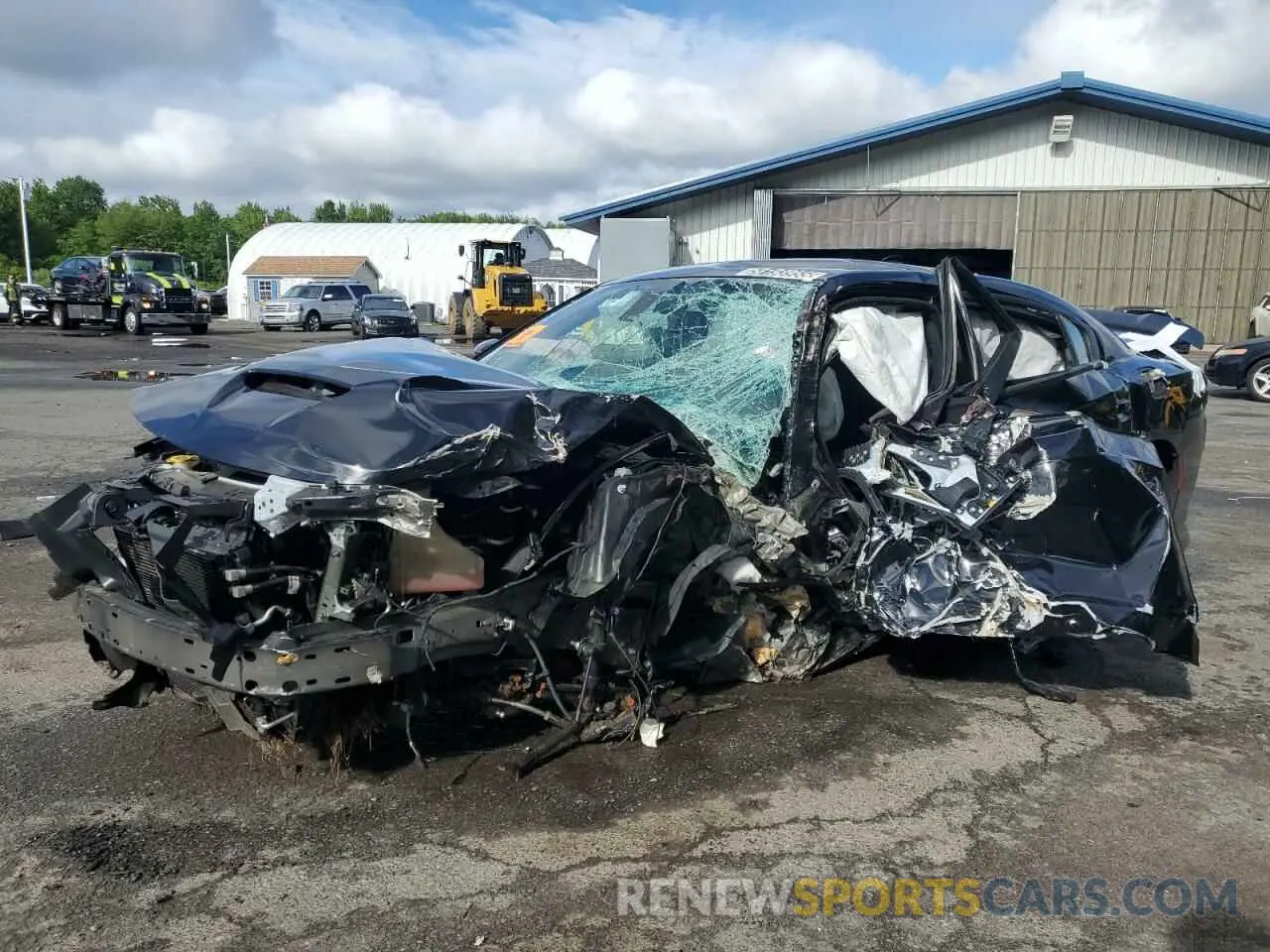 1 Photograph of a damaged car 2C3CDXHG4PH615818 DODGE CHARGER 2023
