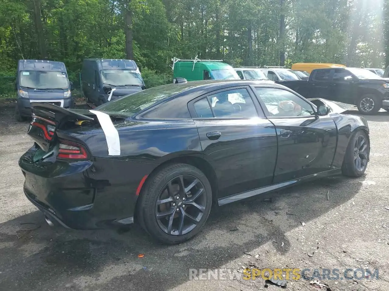 3 Photograph of a damaged car 2C3CDXHG4PH615818 DODGE CHARGER 2023