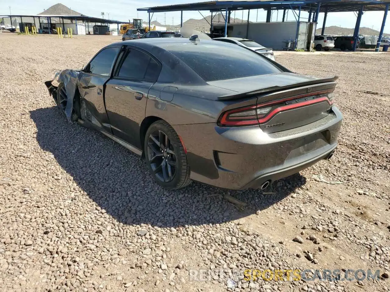 2 Photograph of a damaged car 2C3CDXHG6PH588332 DODGE CHARGER 2023