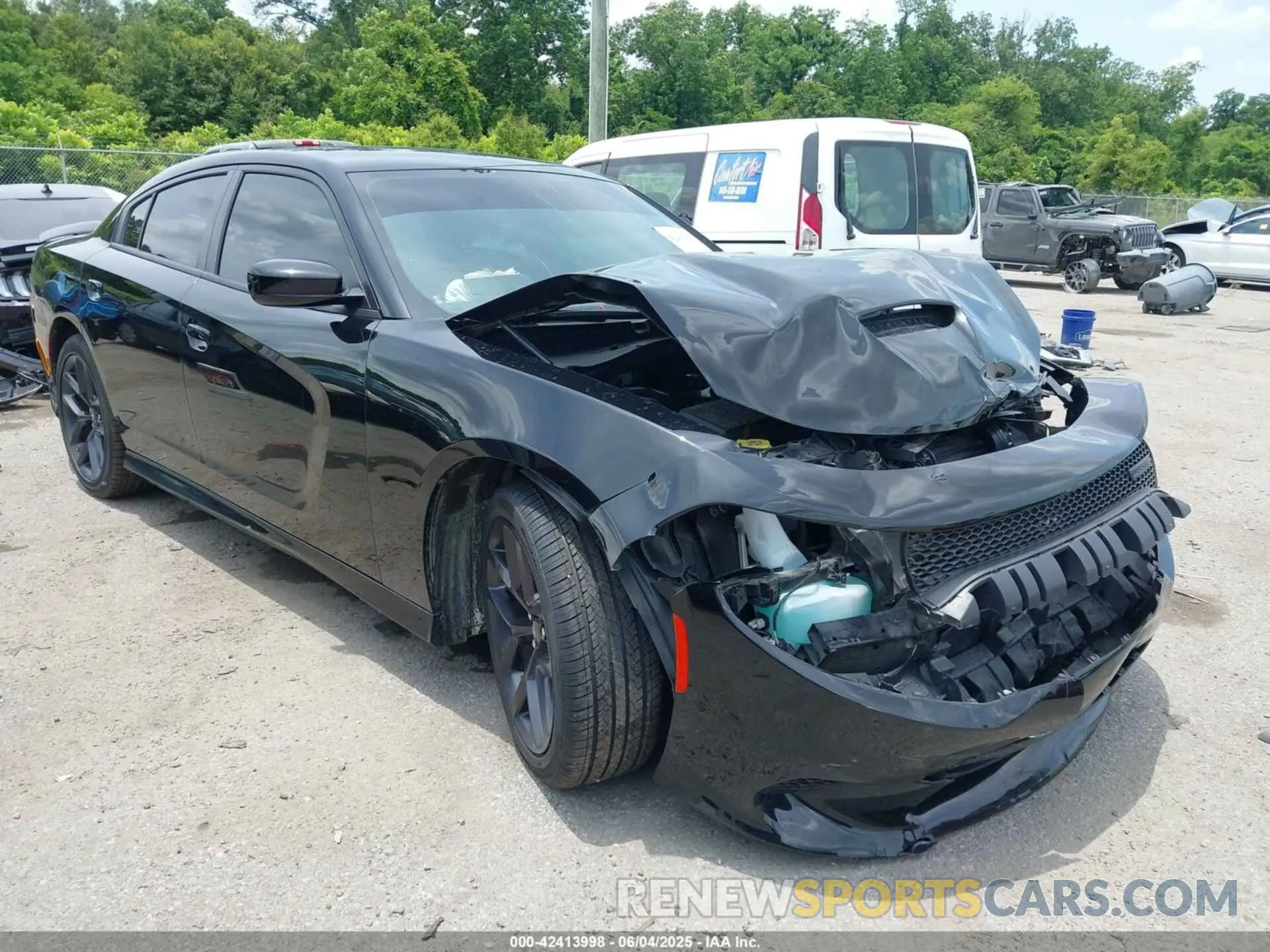 1 Photograph of a damaged car 2C3CDXHG7PH622679 DODGE CHARGER 2023