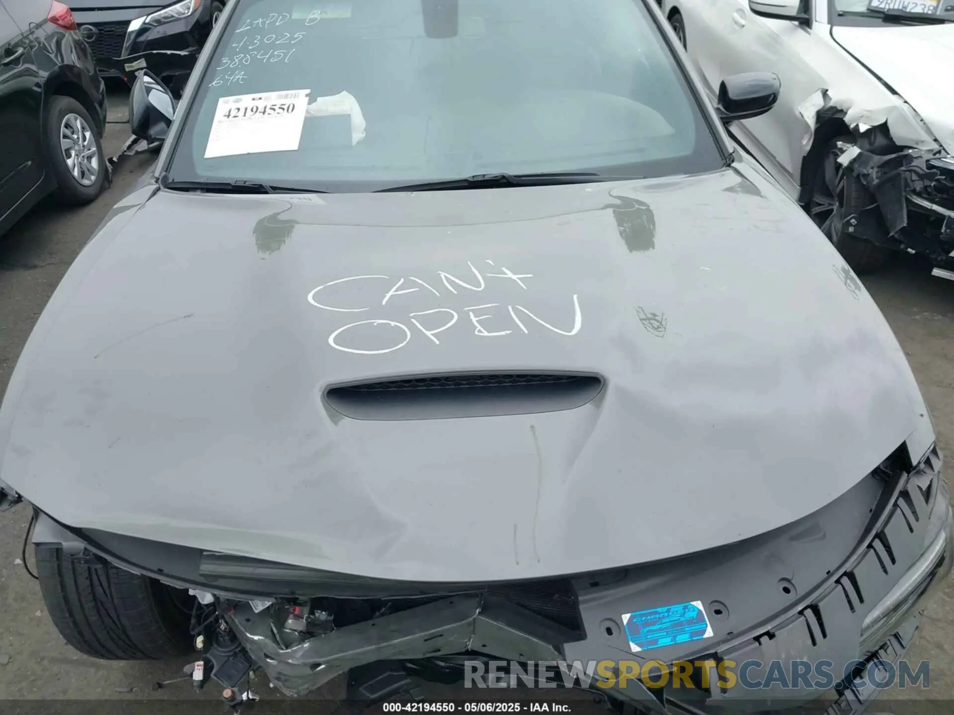 10 Фотография поврежденного автомобиля 2C3CDXHG7PH698855 DODGE CHARGER 2023
