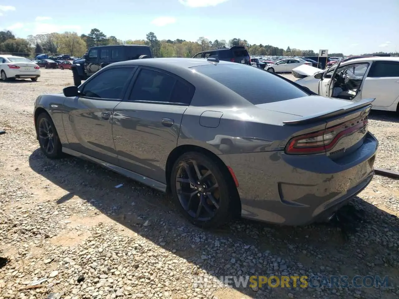 2 Фотография поврежденного автомобиля 2C3CDXHG7PH702581 DODGE CHARGER 2023