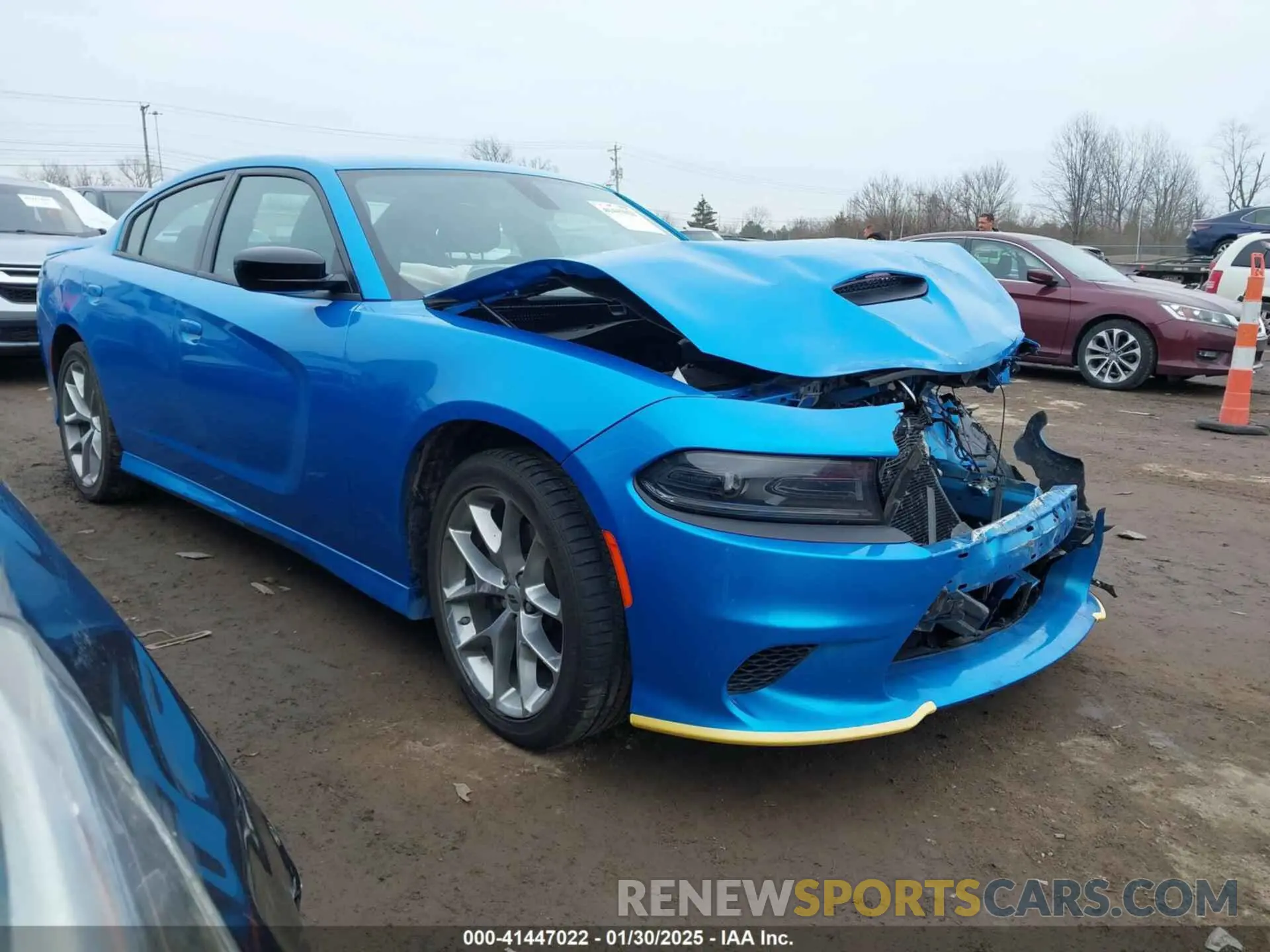 1 Photograph of a damaged car 2C3CDXHG8PH690618 DODGE CHARGER 2023