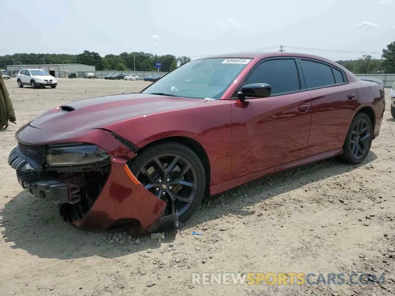 1 Photograph of a damaged car 2C3CDXHGXPH576975 DODGE CHARGER 2023