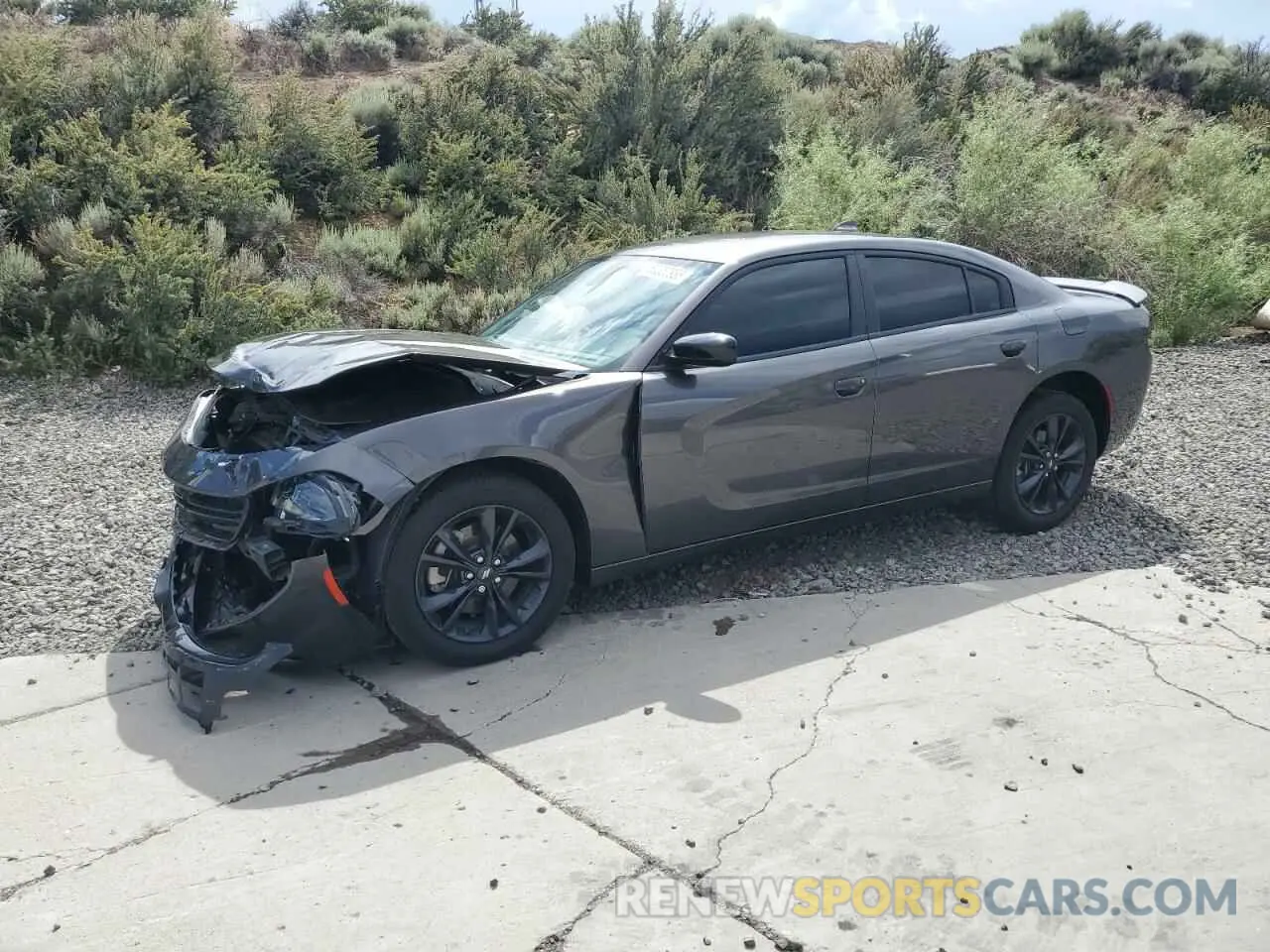 1 Фотография поврежденного автомобиля 2C3CDXJG5PH706025 DODGE CHARGER 2023