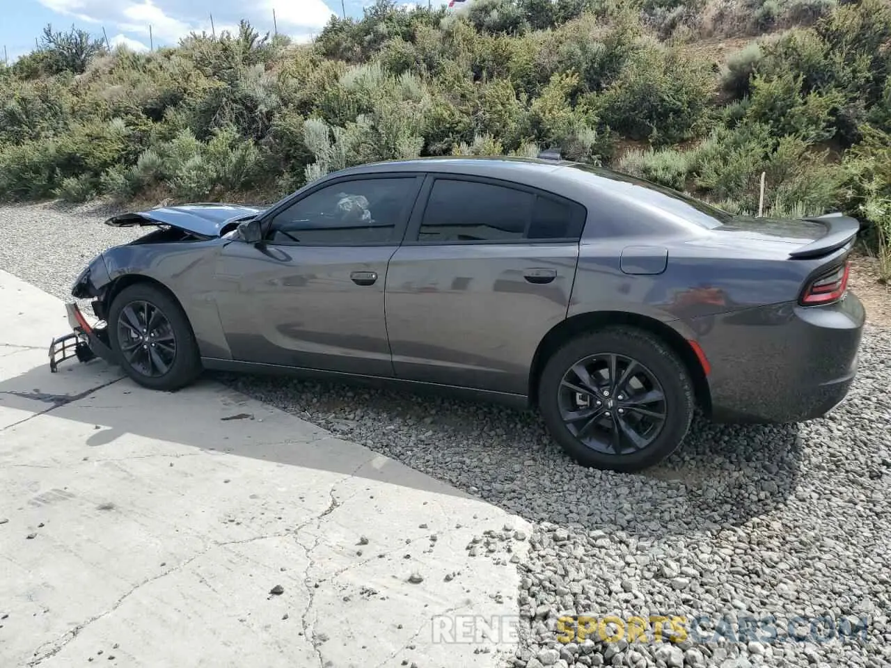 2 Фотография поврежденного автомобиля 2C3CDXJG5PH706025 DODGE CHARGER 2023